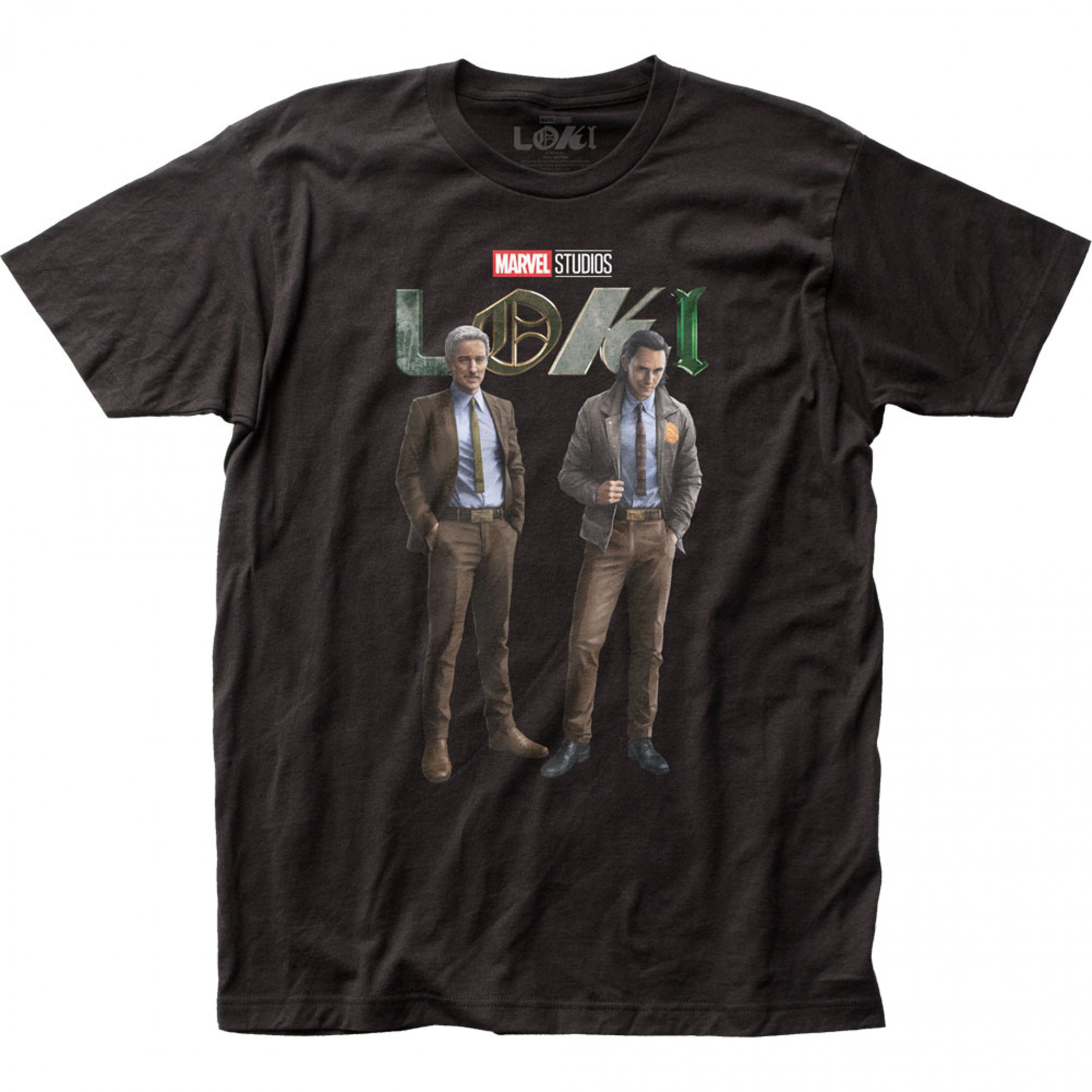 Marvel Studios Loki Series TVA Duo T-Shirt, Black