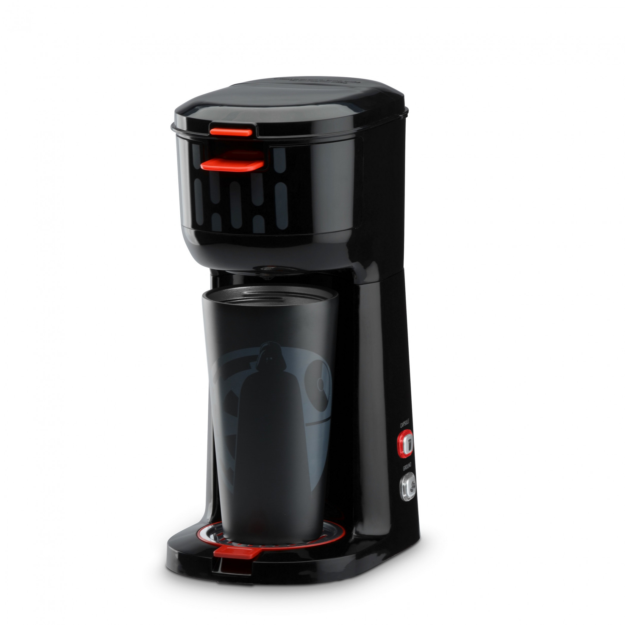 Star Wars Dual Brew Coffee Maker with Travel Mug, Multi-Color