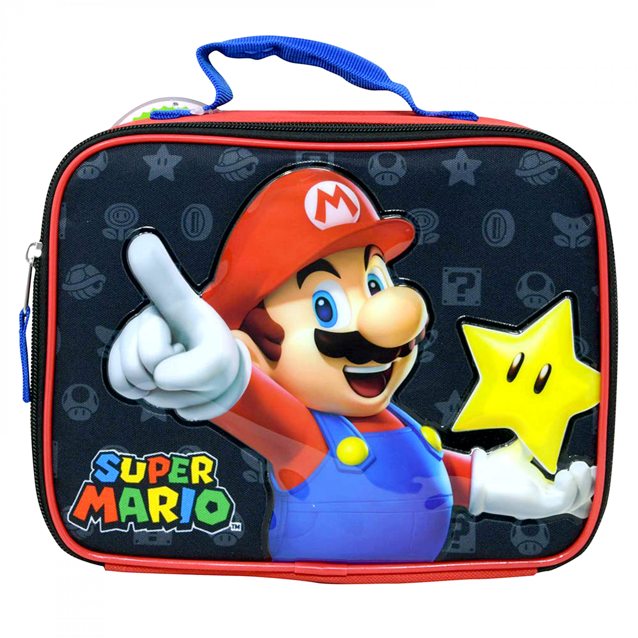 Super Mario Bros. Star Received Lunch Box, Multi-Color
