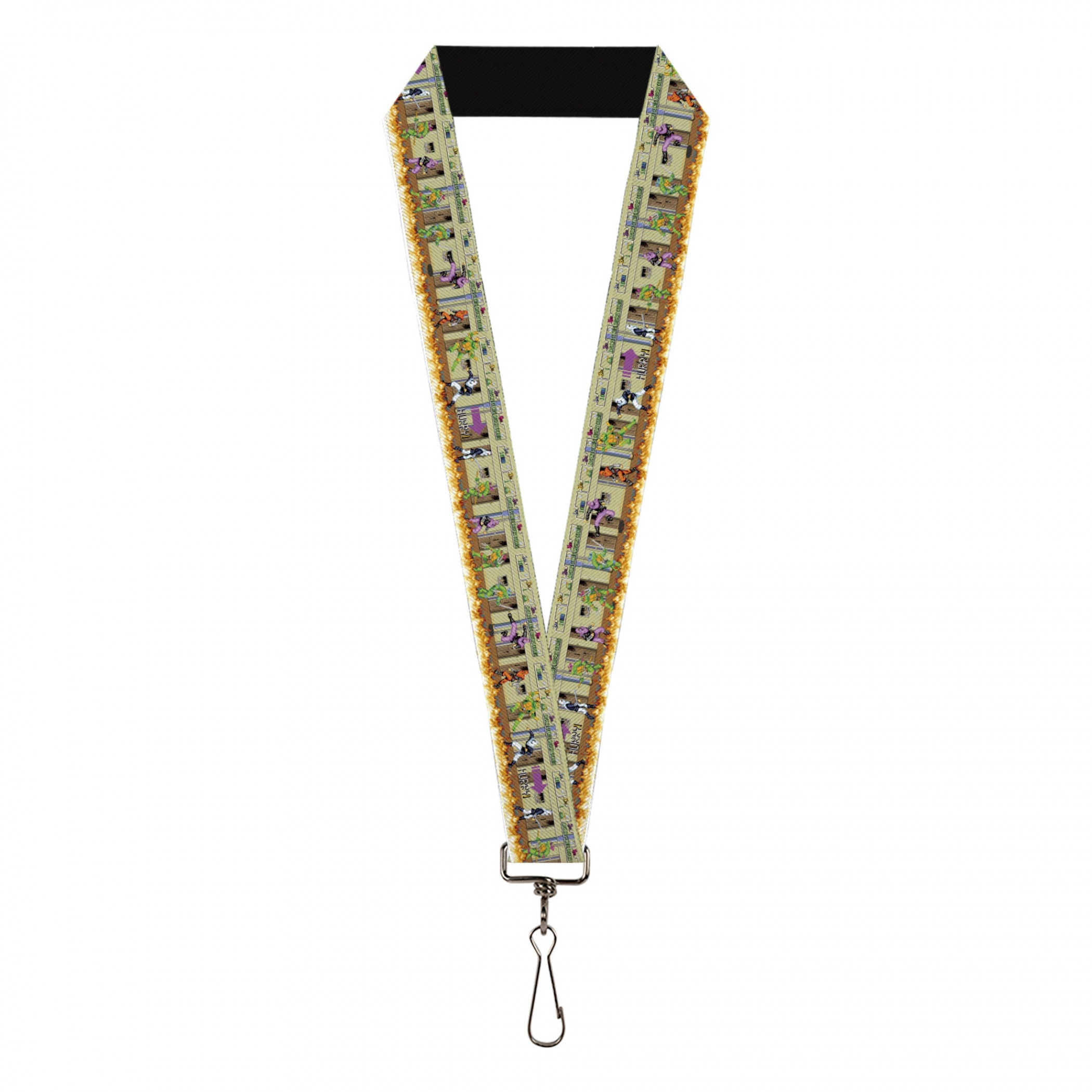Teenage Mutant Ninja Turtles Arcade Battle Lanyard, Multi-Color