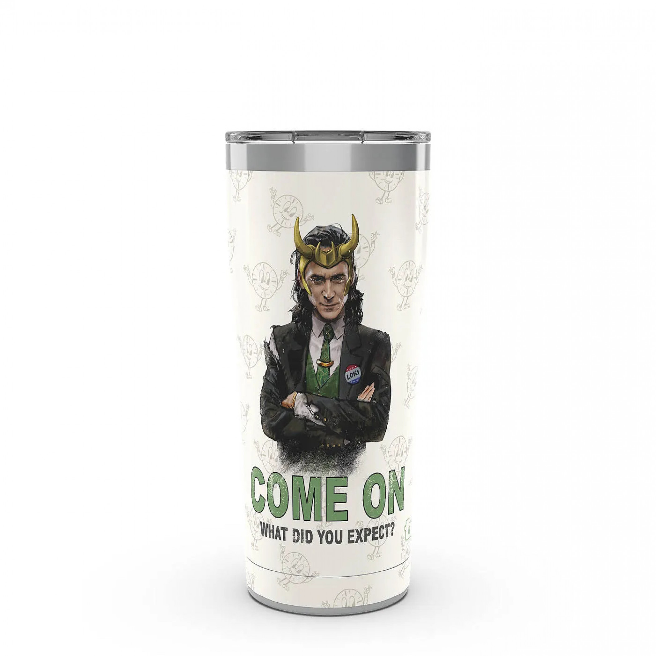 Marvel Studios Loki Series Tervis® 20oz Stainless Steel Tumbler, Beige