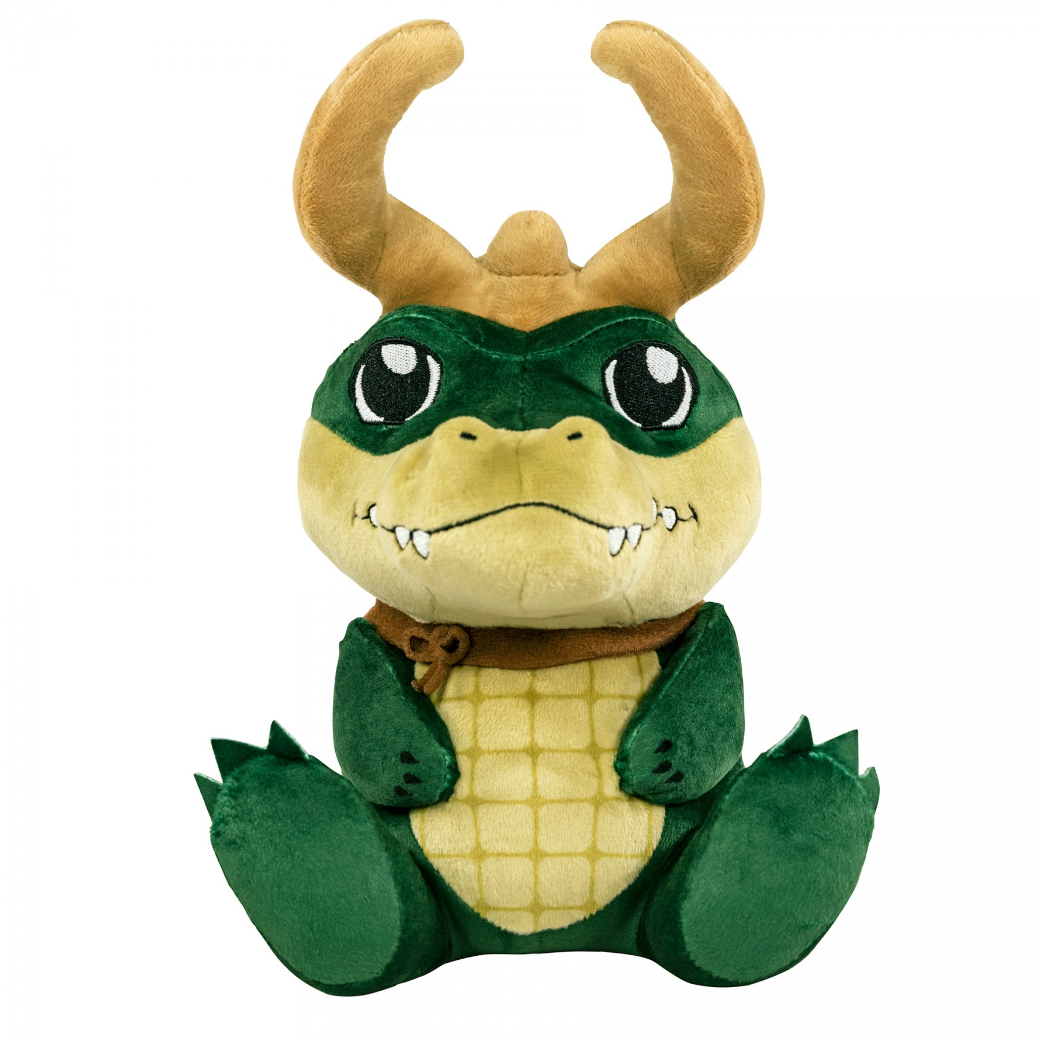 Loki Alligator 8 Inch Kuricha Sitting Plush Doll, Green