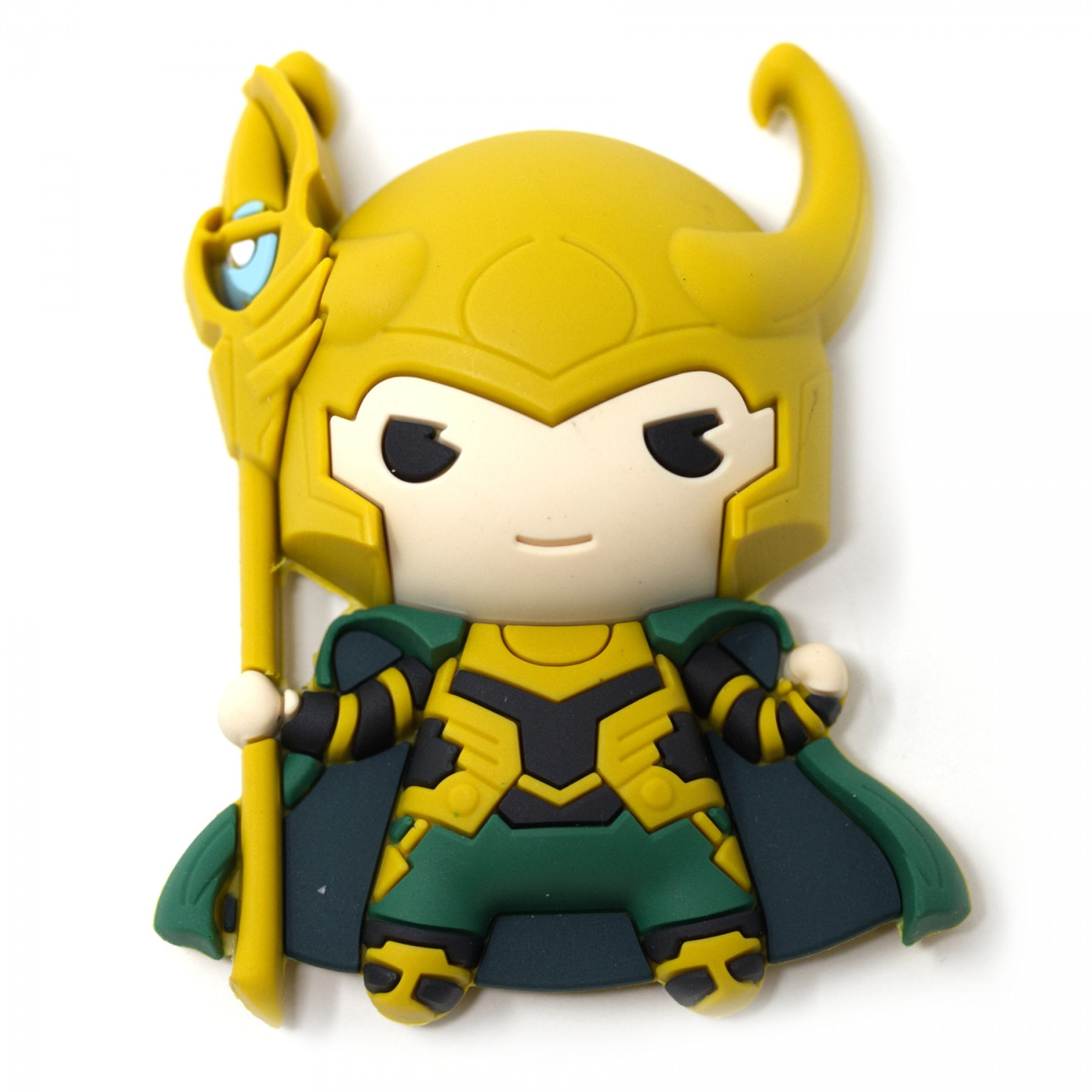 Loki Chibi 3D Foam Magnet, Multi-Color