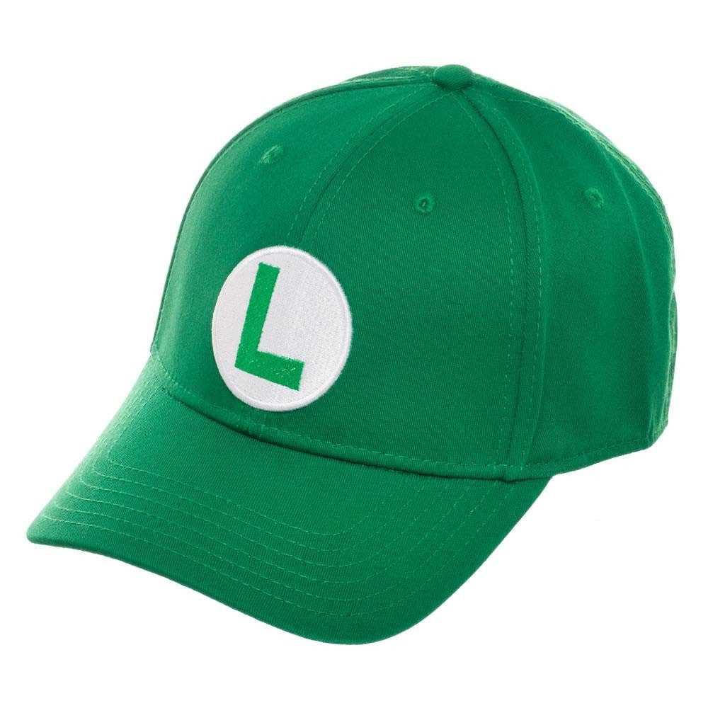 Super Mario Bros. Luigi Flex Fit Green Men's Hat, Green