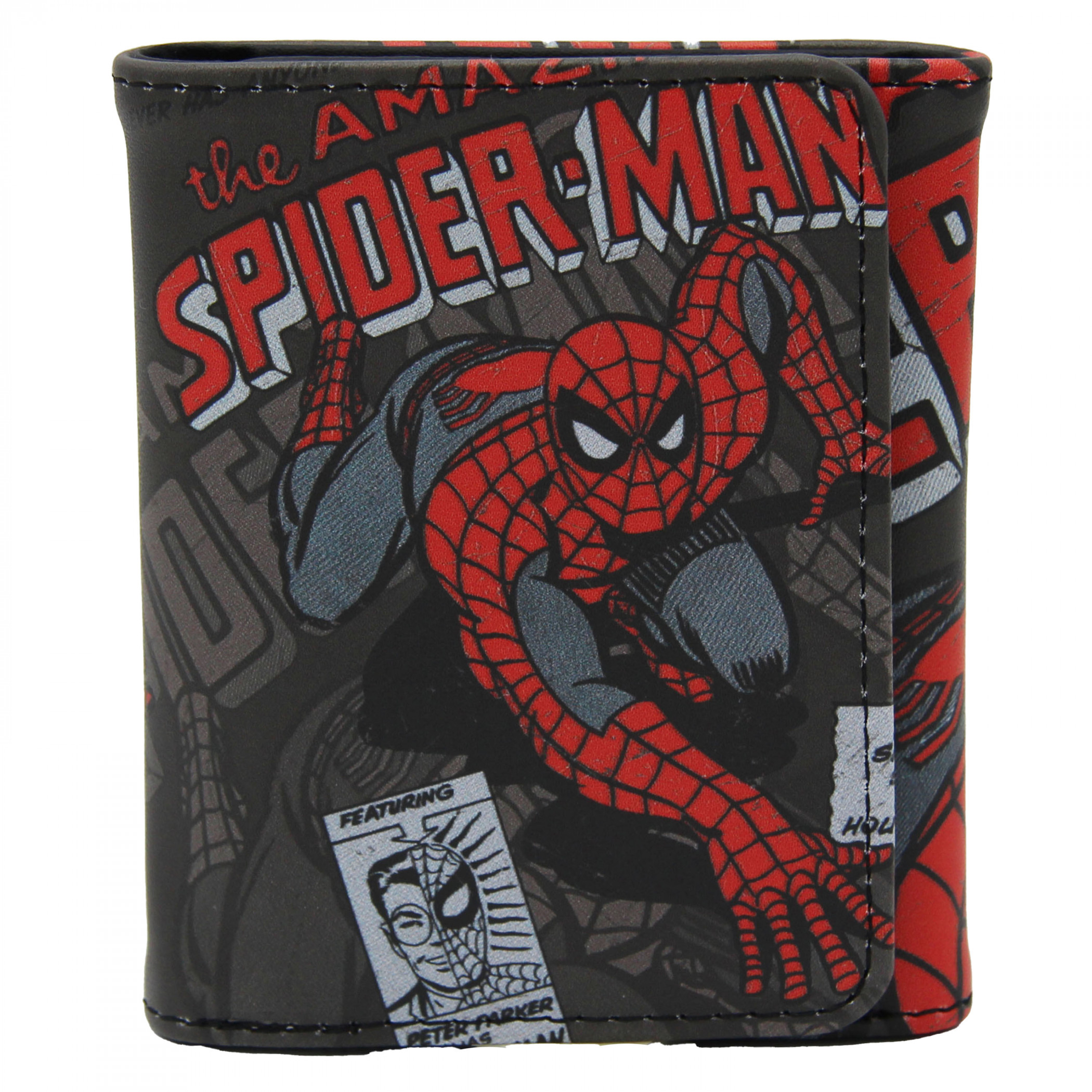 The Amazing Spider-Man Wall Climb Trifold Wallet, Multi-Color