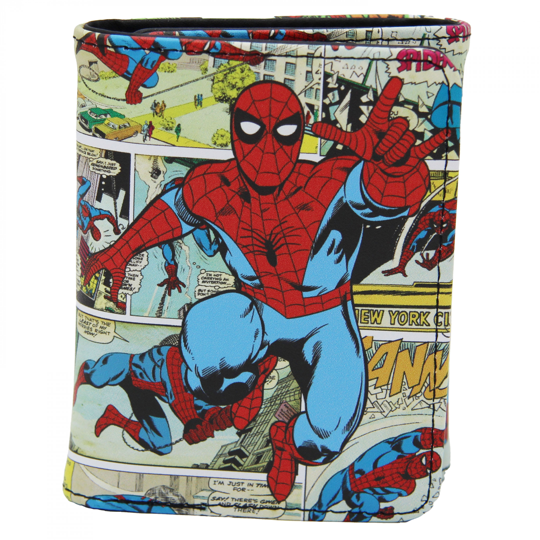 Spider-Man Breakout Trifold Wallet, Multi-Color