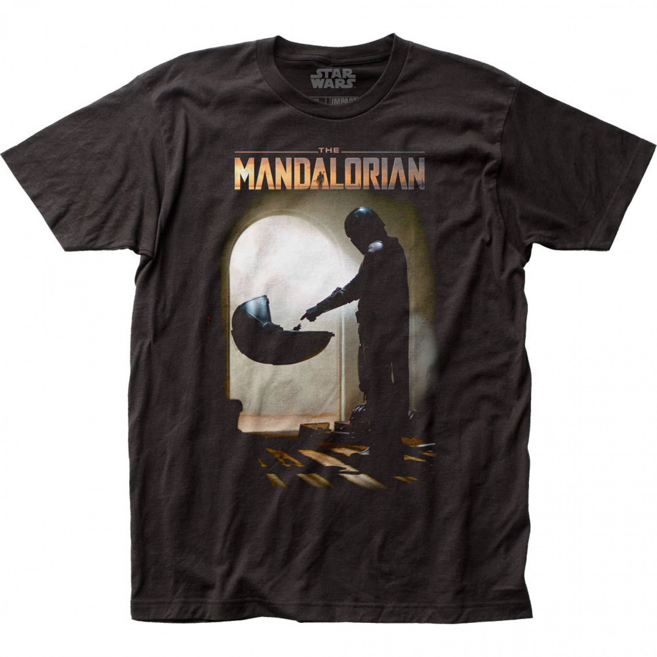 The Mandalorian Mando Meets The Child T-Shirt, Black