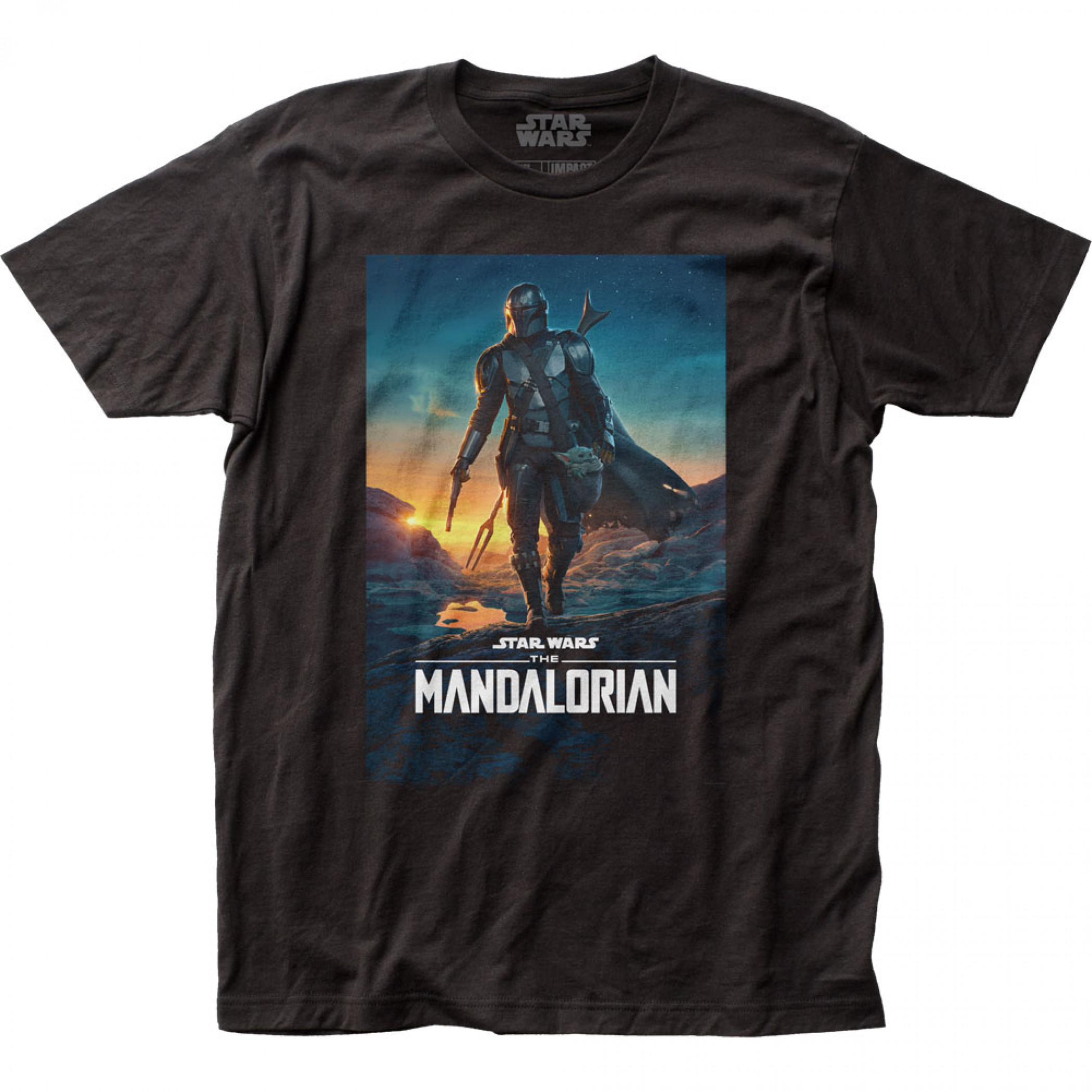 Star Wars The Mandalorian Season 2 Poster T-Shirt, Black