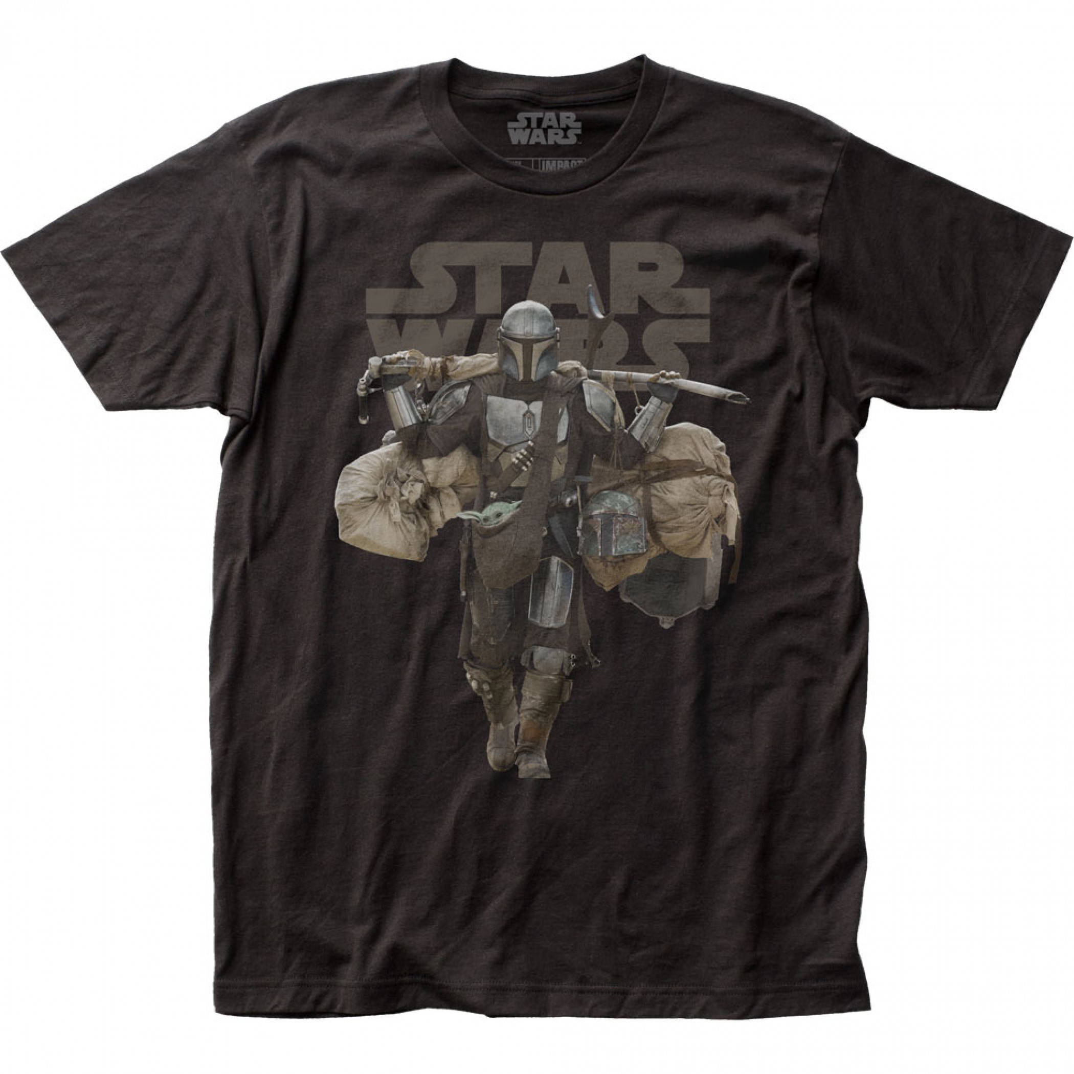 Star Wars The Mandalorian Lifting T-Shirt, Black