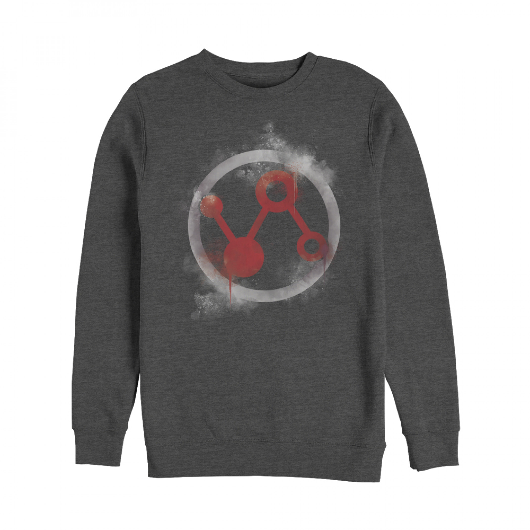 Ant-Man Smudged Logo Crewneck Sweatshirt, Grey