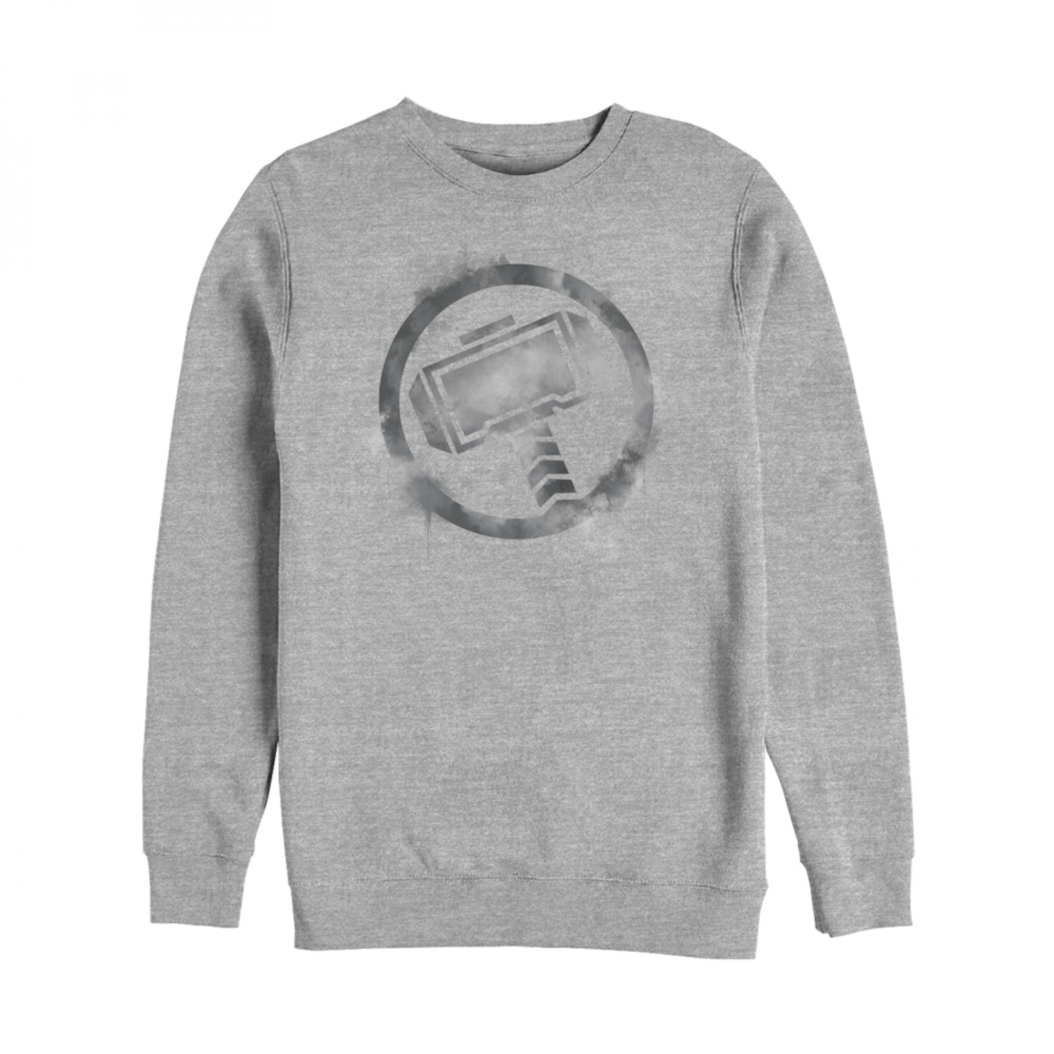 Thor Painted Logo Crewneck Sweatshirt, Grey