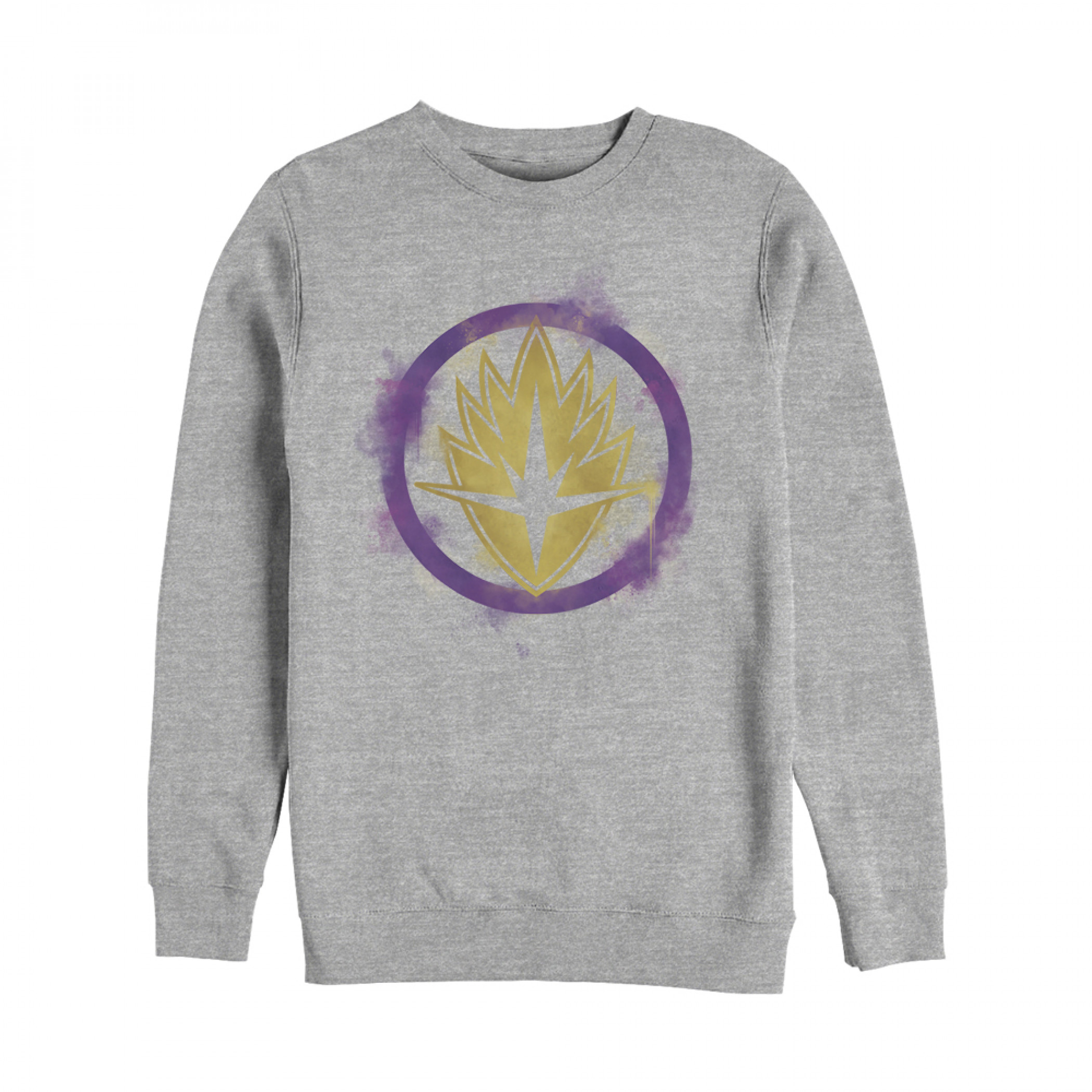 Guardians of the Galaxy Smudged Logo Crewneck Sweatshirt, Grey