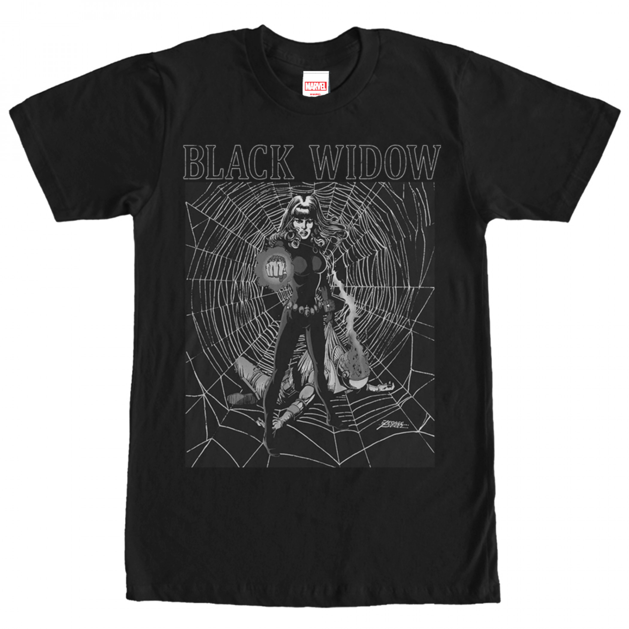 Black Widow Web T-Shirt, Black