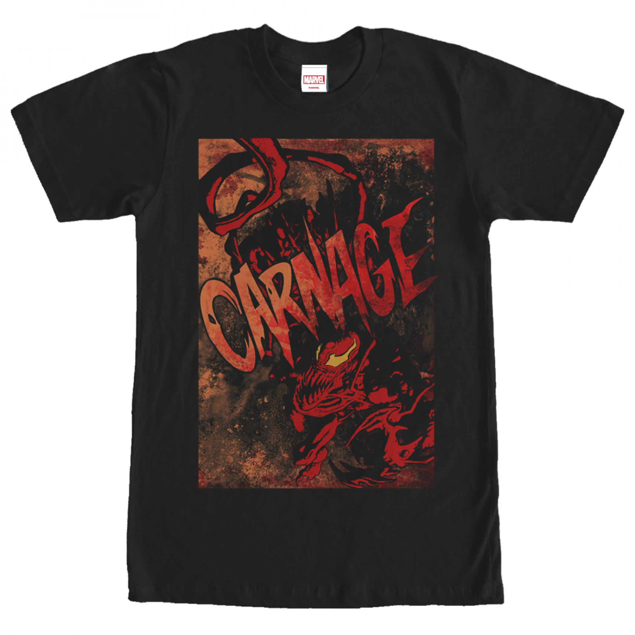Ultimate Carnage Spreading T-Shirt, Black