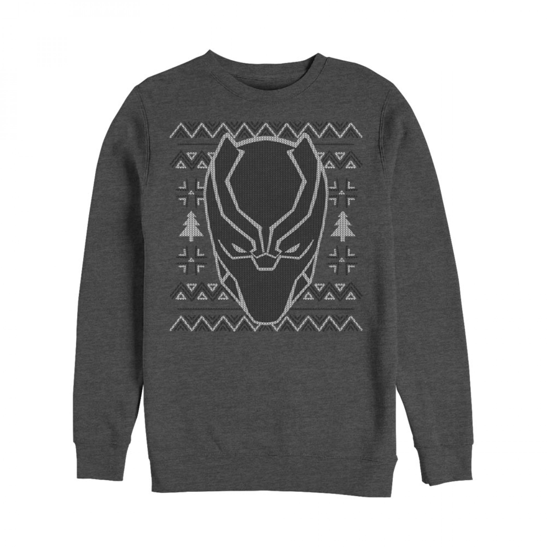 Black Panther Ugly Christmas Sweater Design Sweatshirt, Black