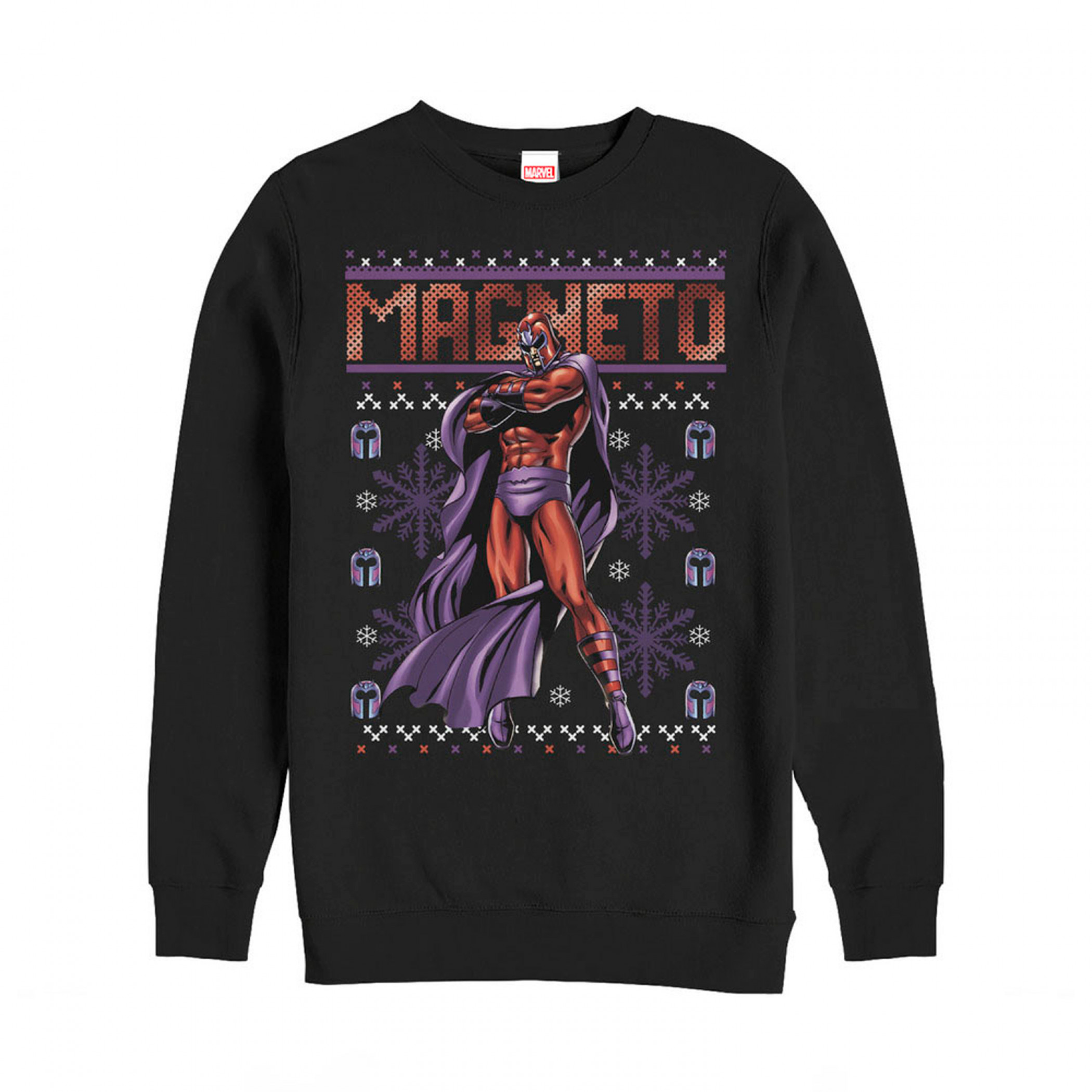 X-Men Magneto Ugly Christmas Sweatshirt, Black