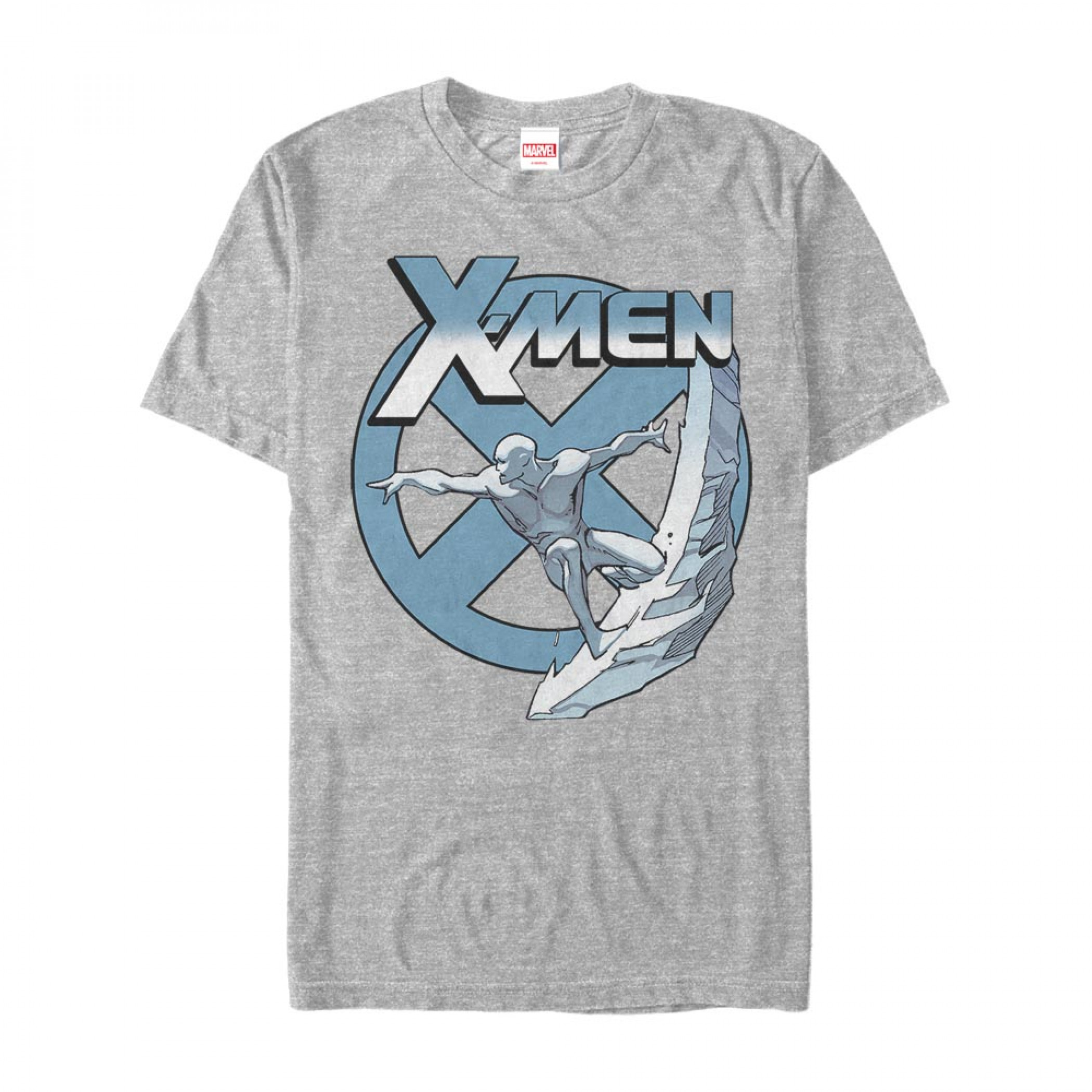 X-Men Iceman Surf T-Shirt, Grey