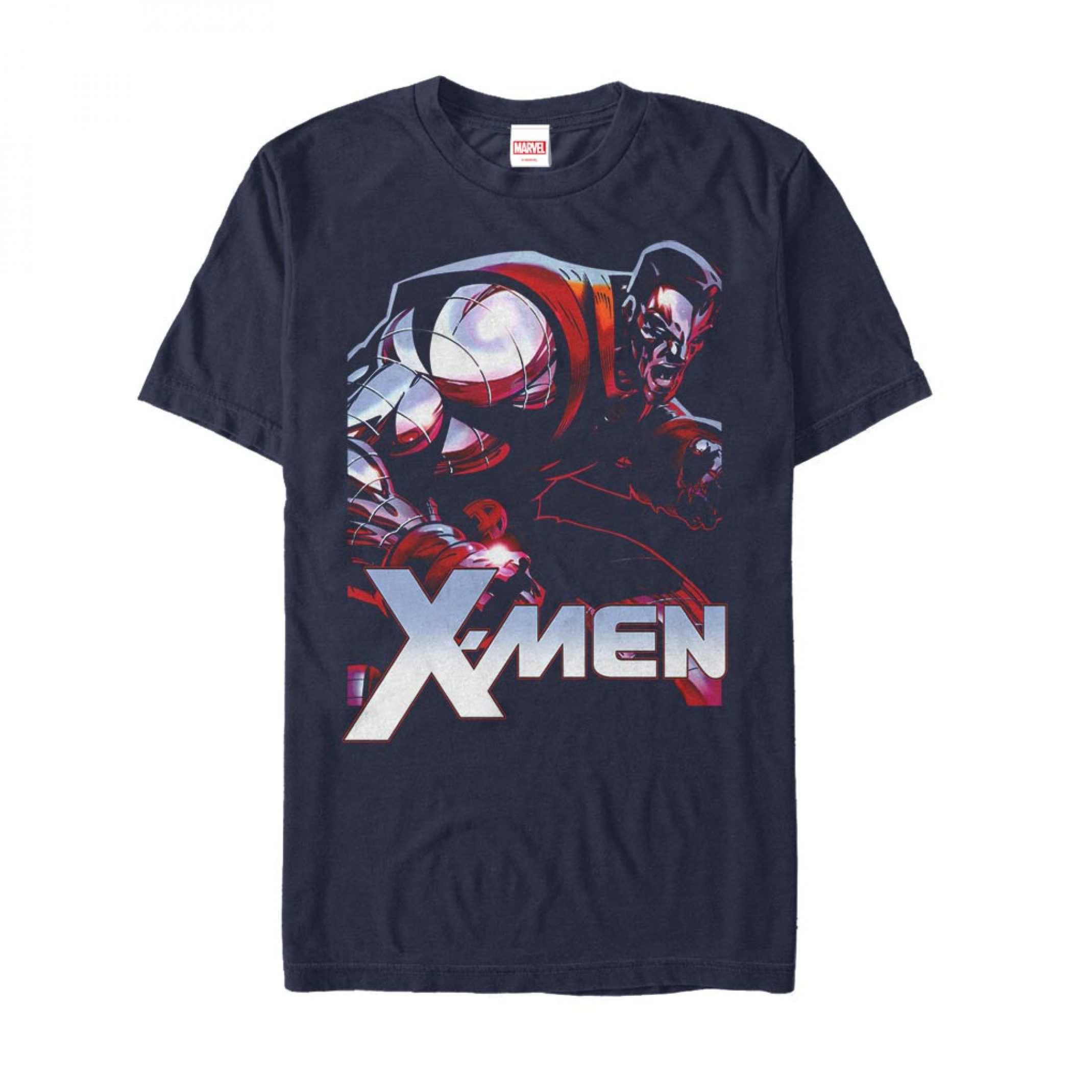 X-Men Colossus Steel Blue T-Shirt, Blue