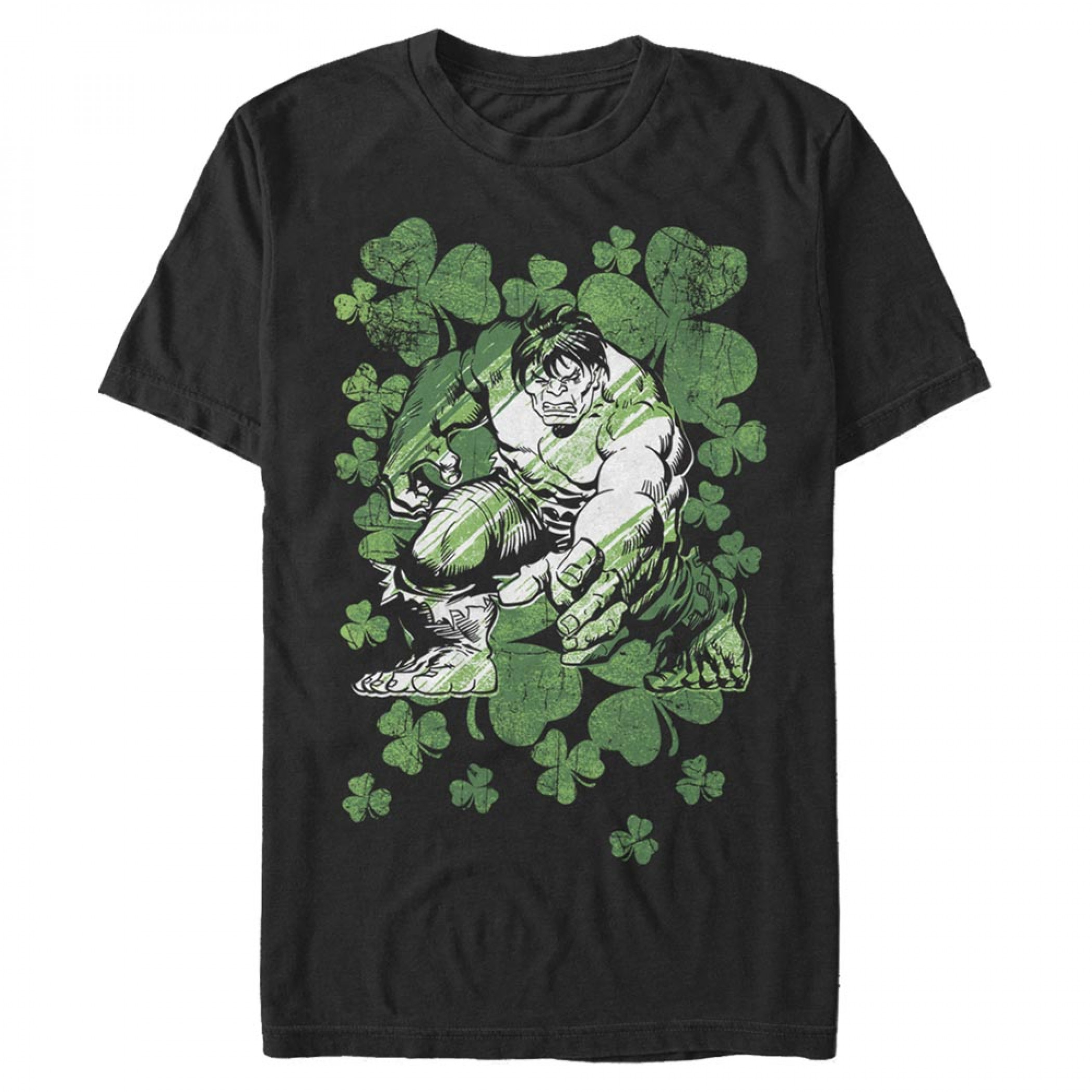 Hulk Clovers Black T-Shirt, Black