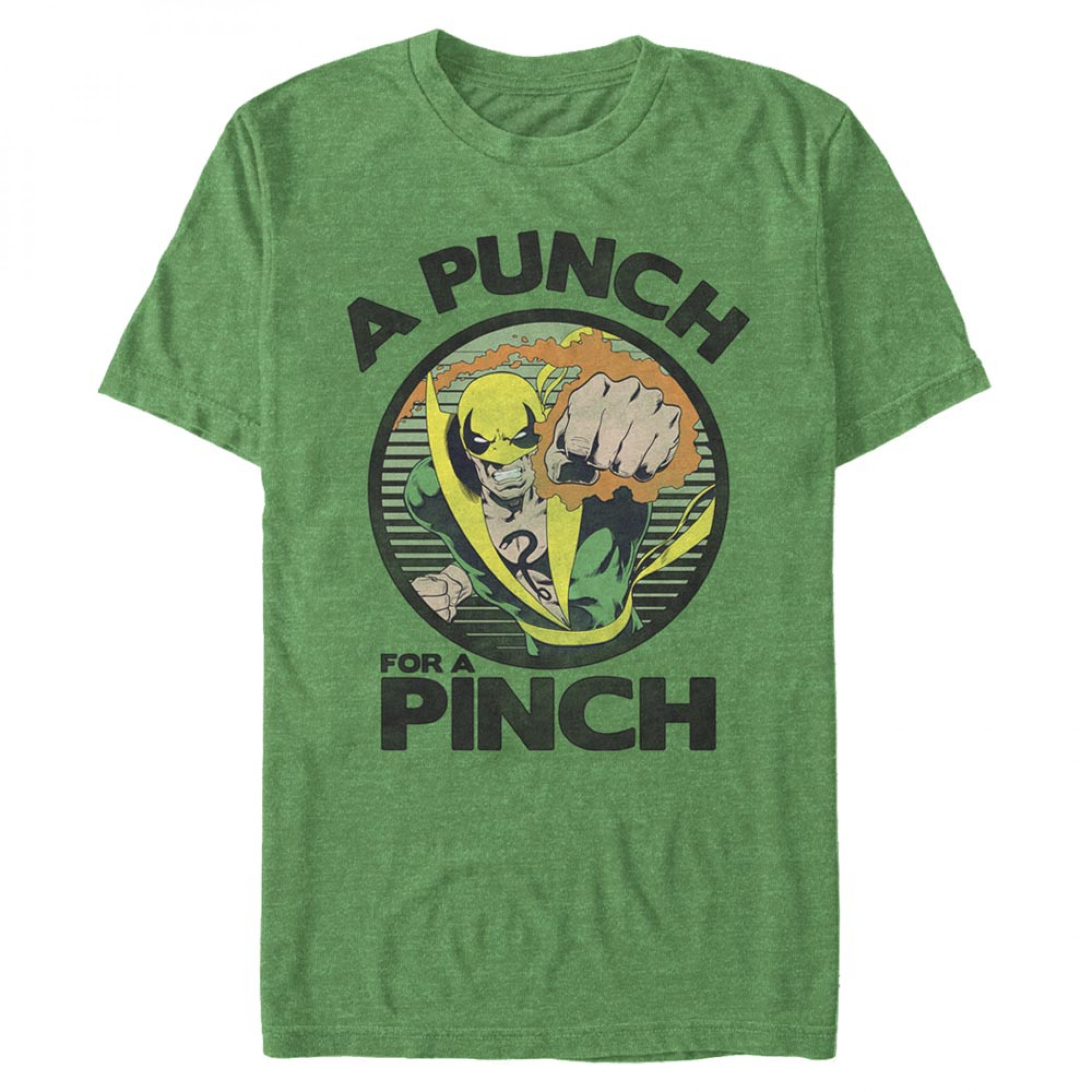 Iron Fist Punch Pinch Green T-Shirt, Green