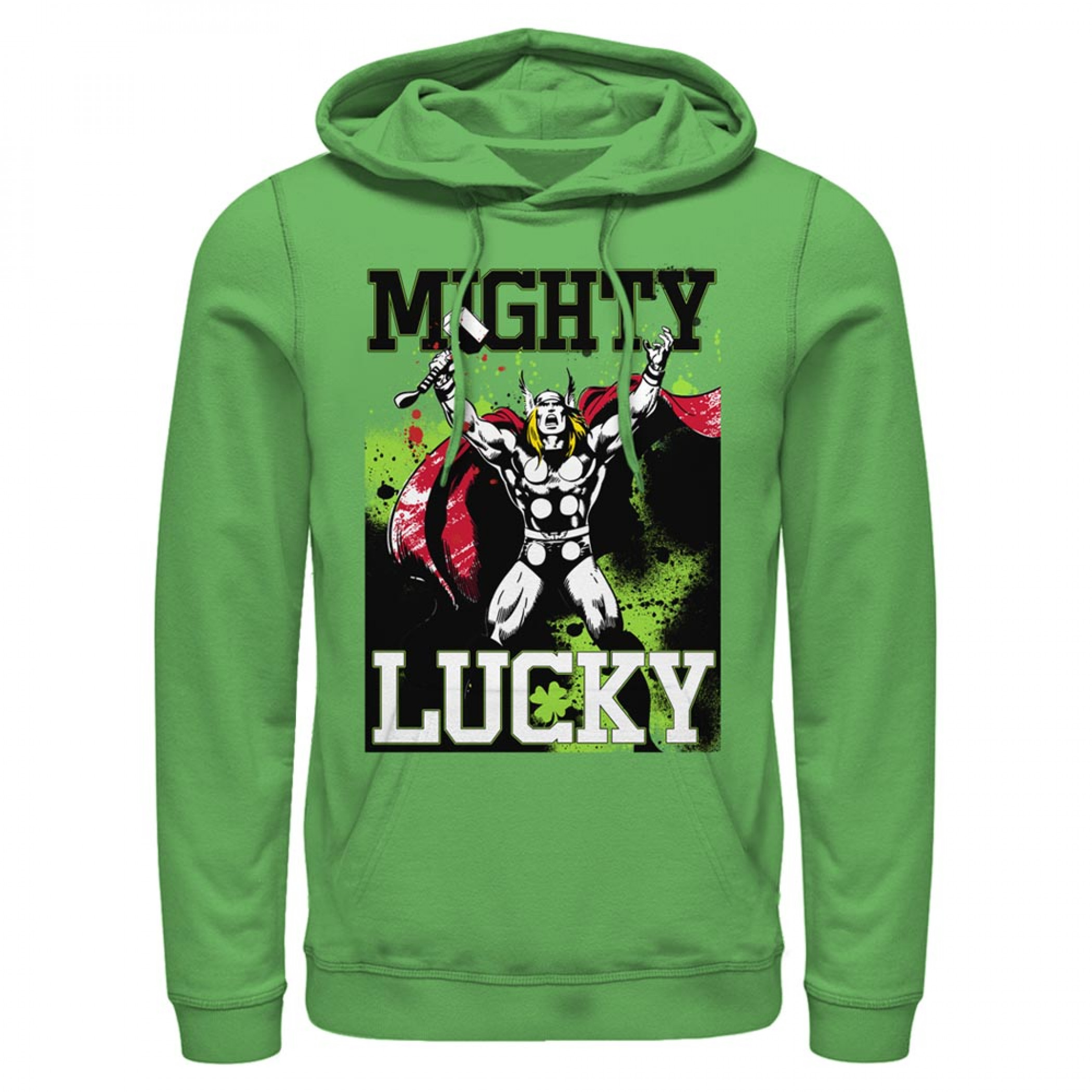 Thor Mighty Lucky Green Hoodie, Green