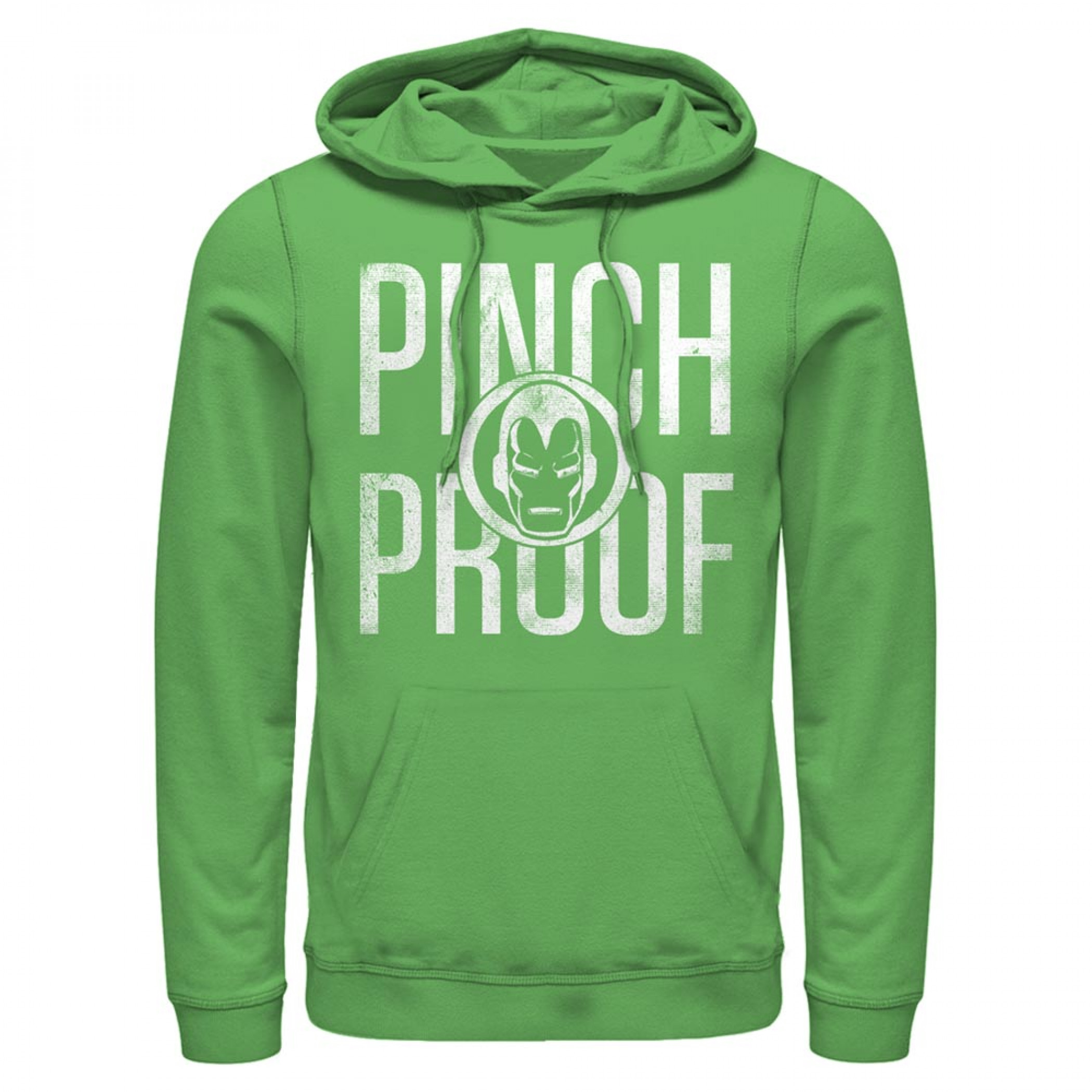 Iron Man Pinch Proof Green Hoodie, Green