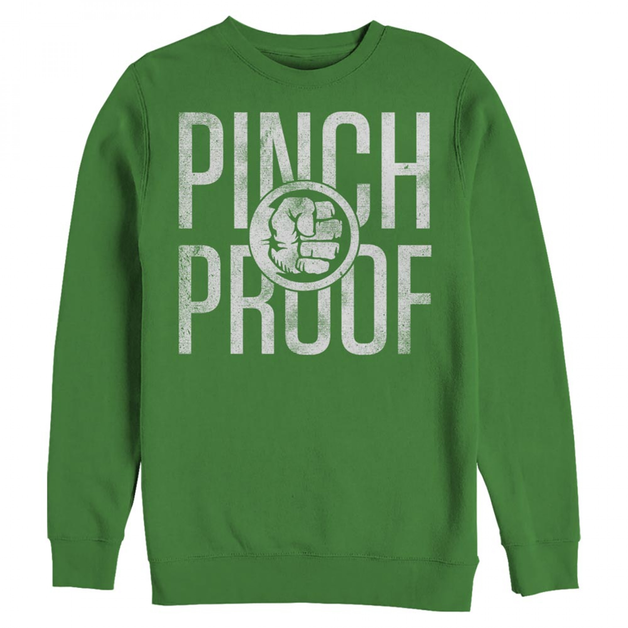 Hulk Pinch Proof Green Sweatshirt, Green