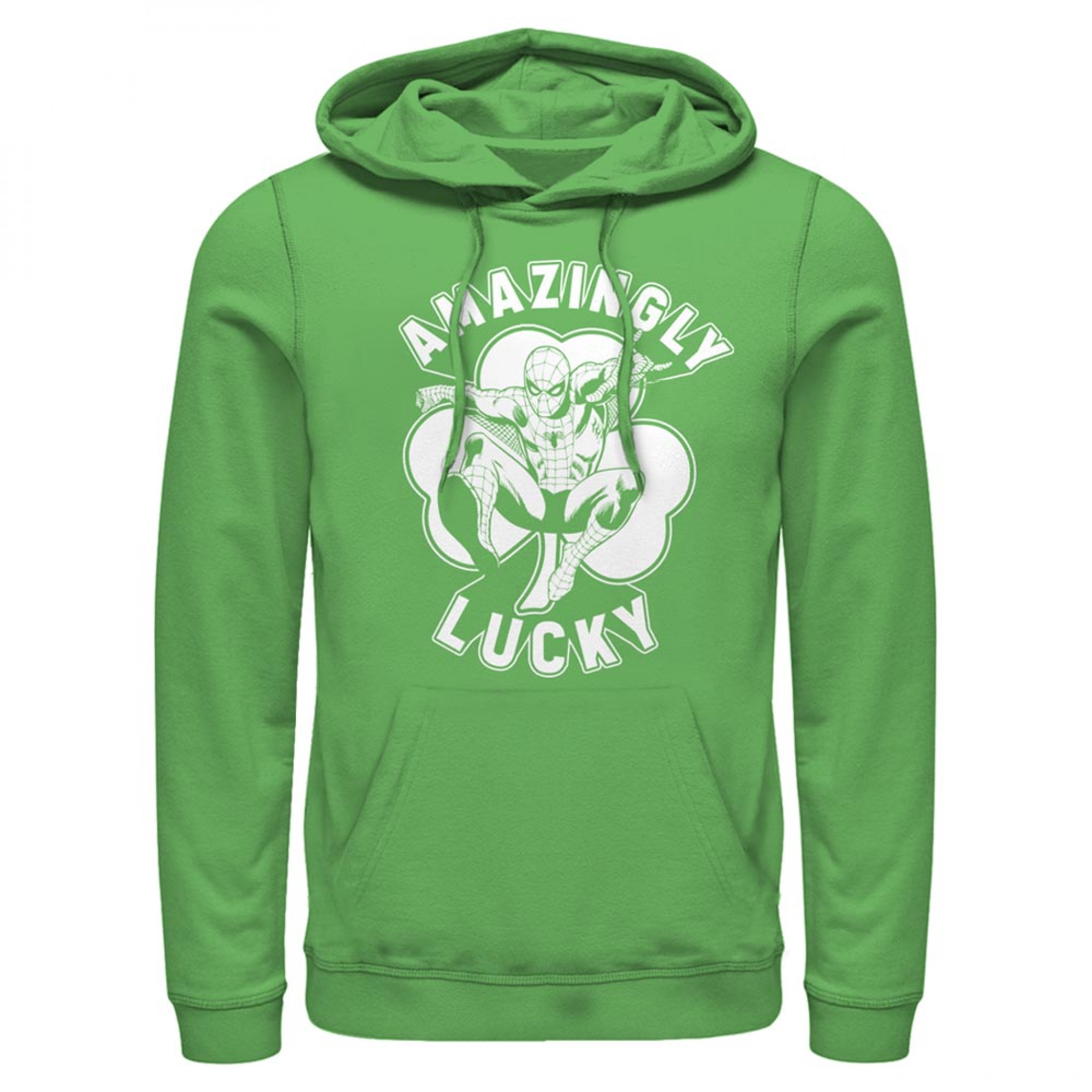 Spider-Man Amazingly Lucky Green Hoodie, Green