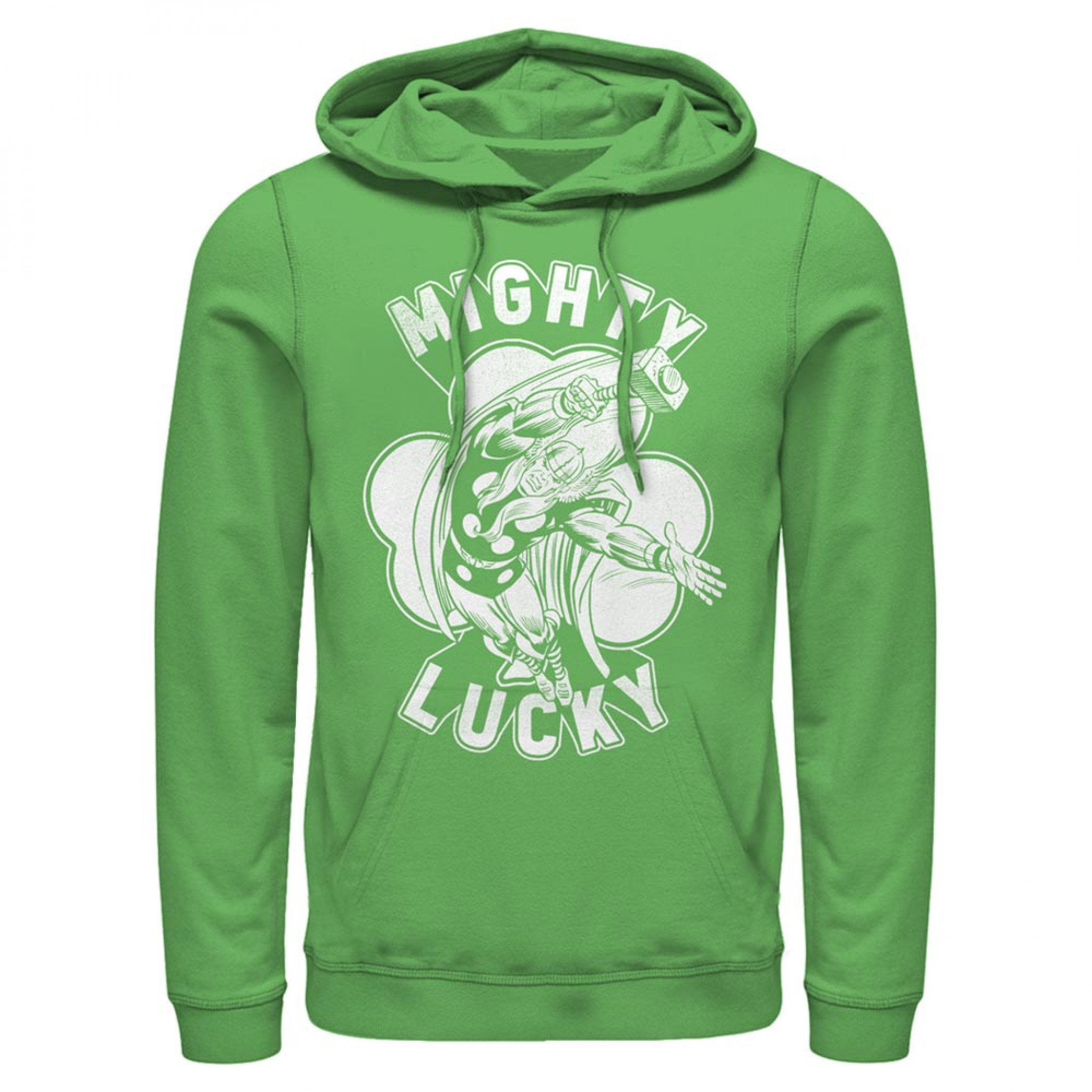 Thor Mighty Lucky Green Hoodie, Green