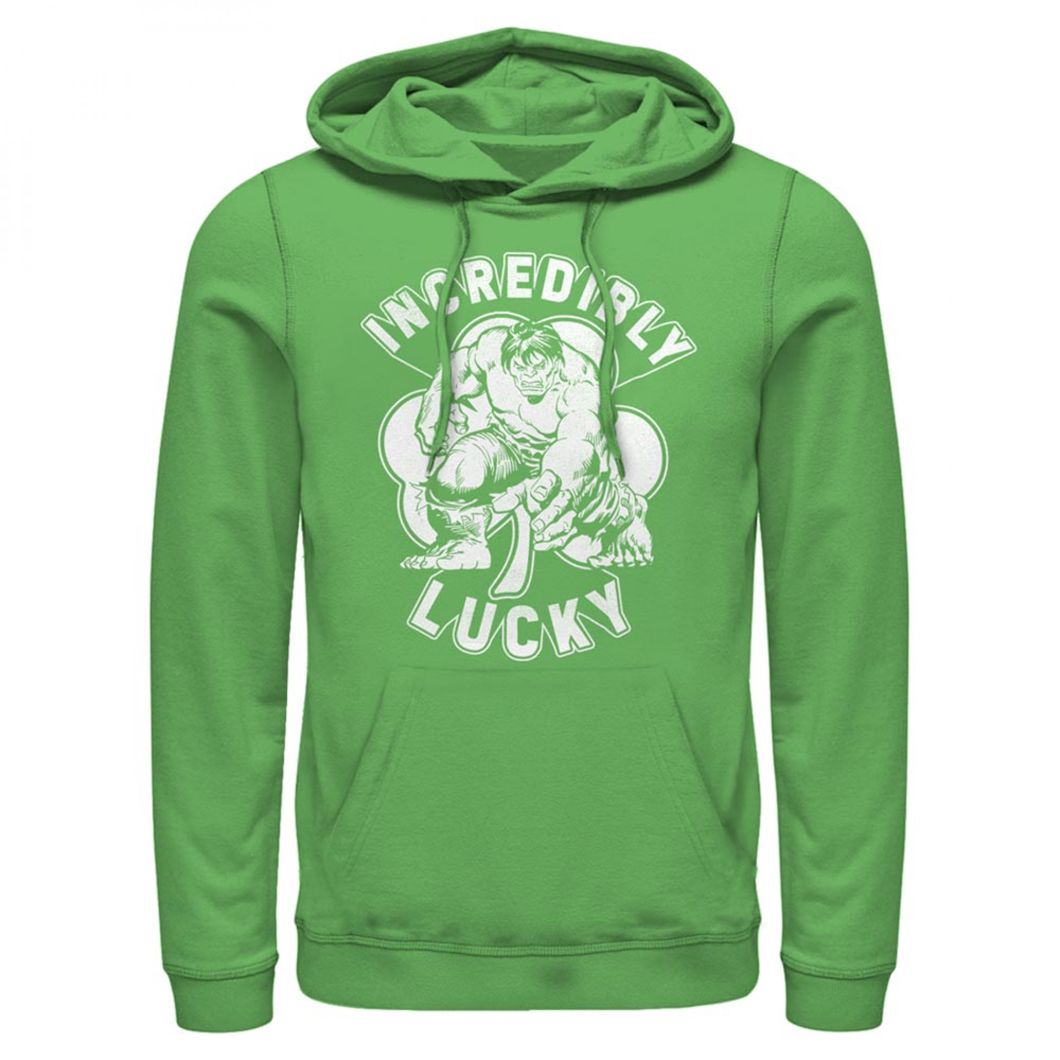 Hulk Incredibly Lucky Green Hoodie, Green
