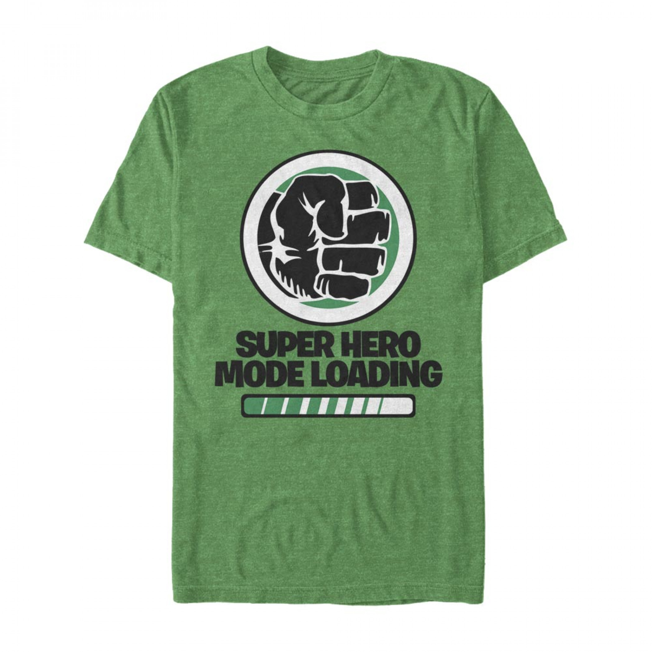 Marvel Hulk Hero Mode Loading T-Shirt, Green