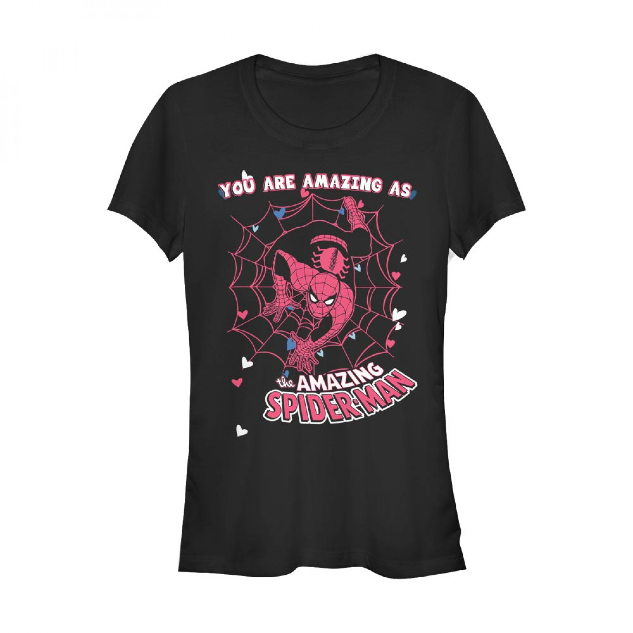 Spider-Man Amazing As Women's Black T-Shirt, Black