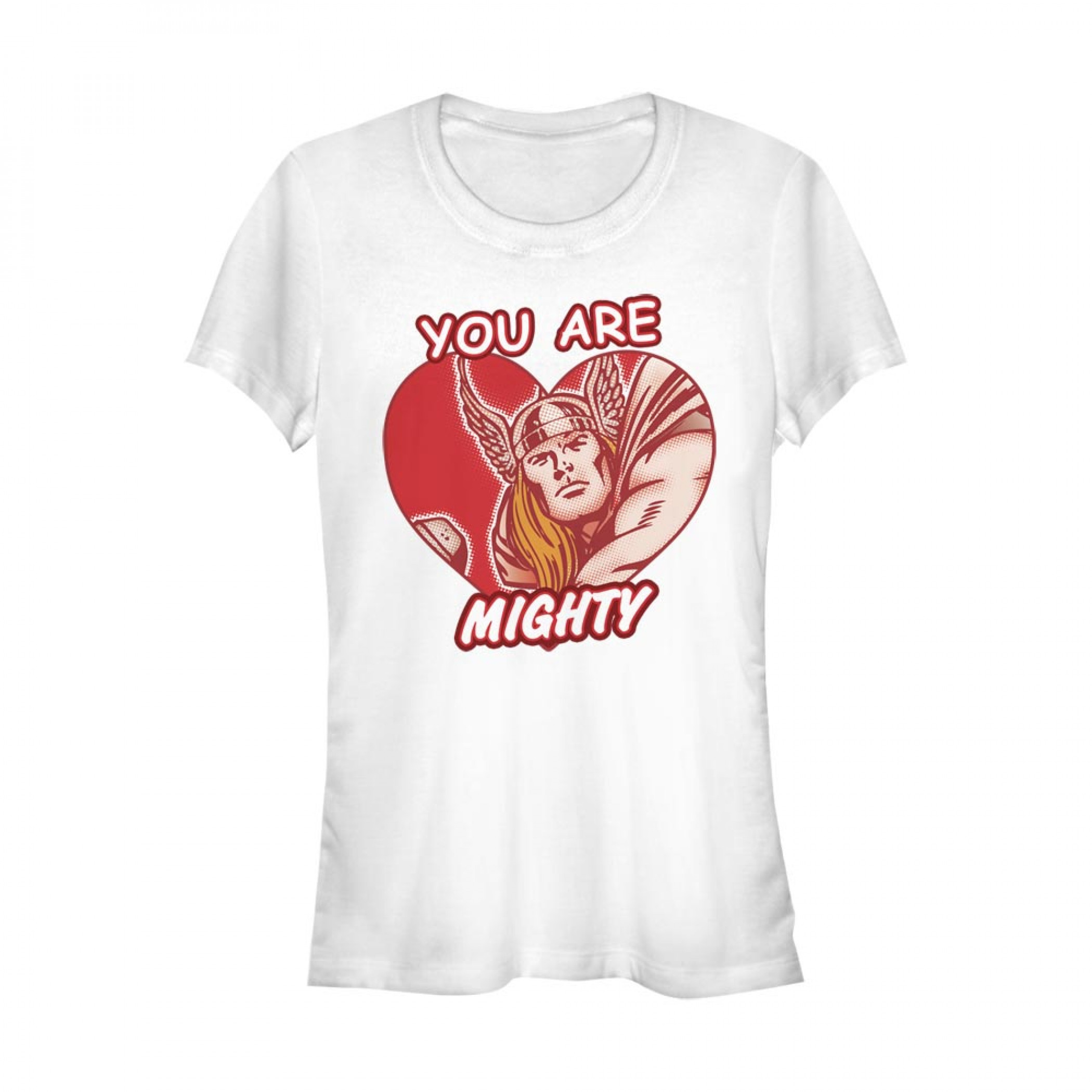 Thor You Are Mighty Women's White T-Shirt, White