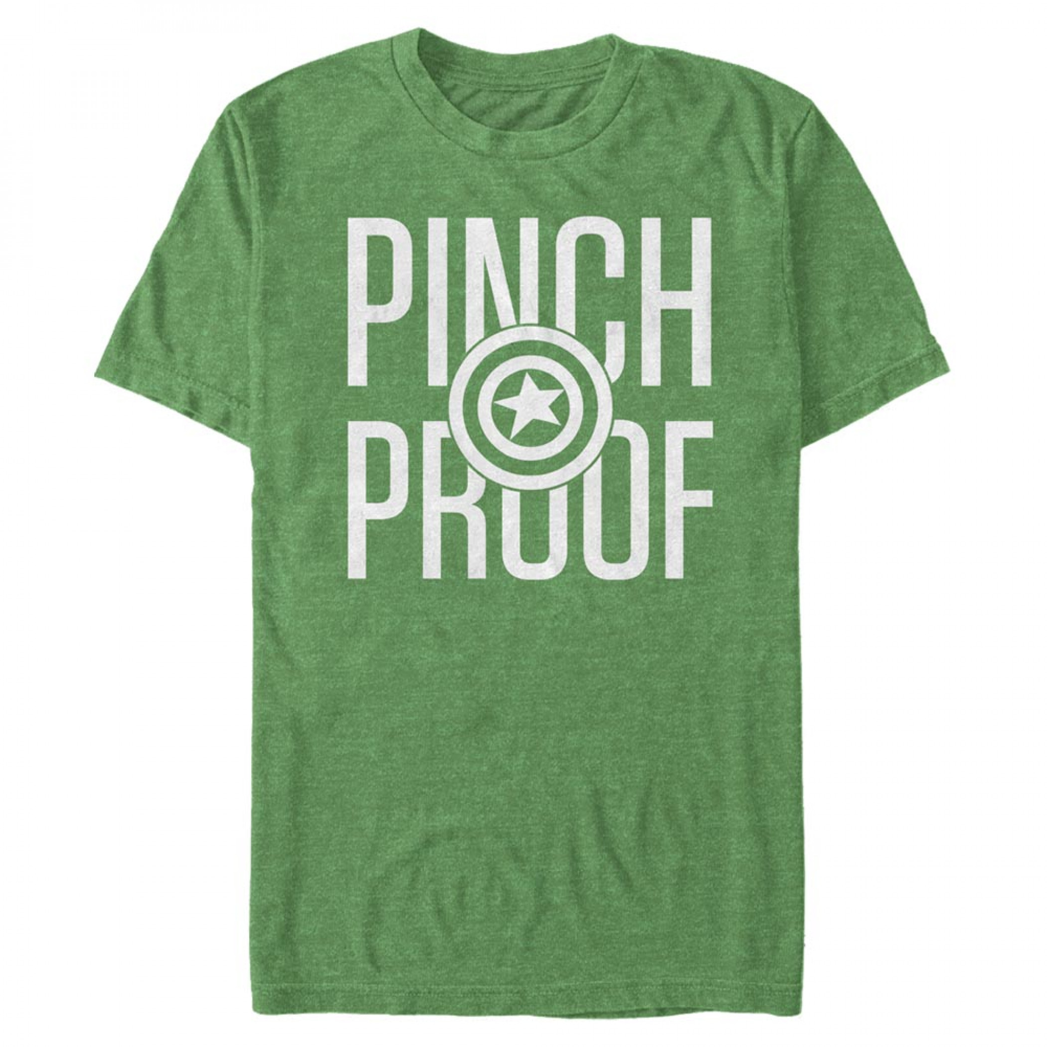 Captain America Pinch Proof Green T-Shirt, Green