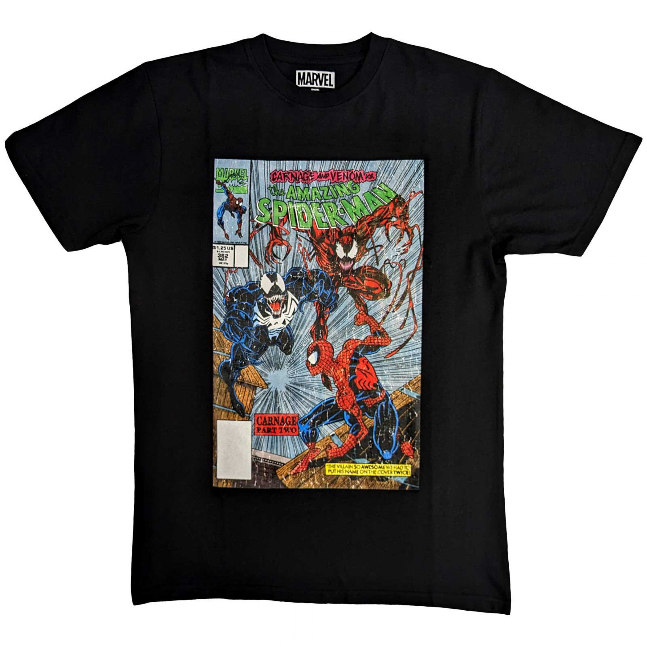 Camiseta Marvel Carnage Para Hombre – Diseño De Venom | Algodón 100% Y Licencia Oficial