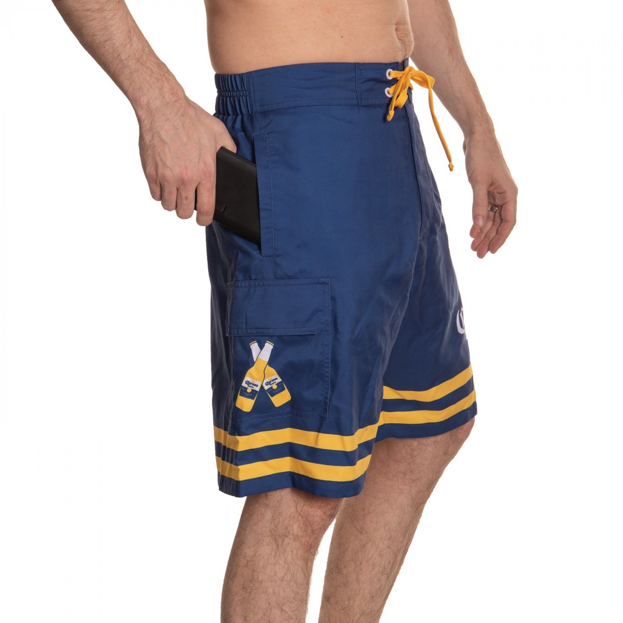 Corona Extra Crossed Bottles Board Shorts - image 10