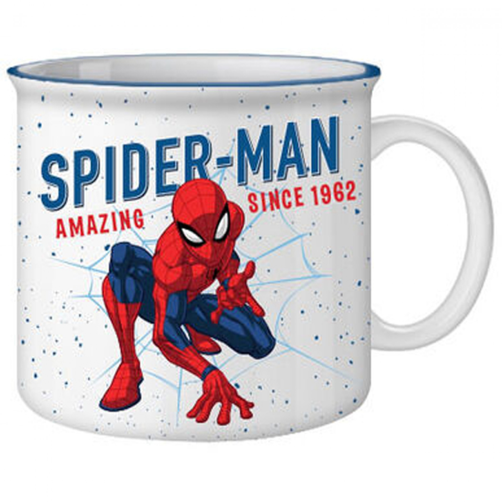 Spider-Man Authentic 1962 20oz Ceramic Camper Mug, Multi-Color