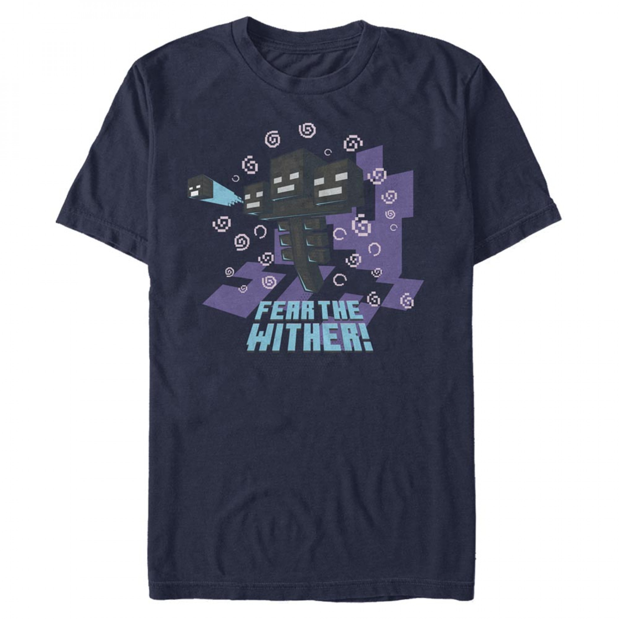 Minecraft Fear the Wither Men's T-Shirt, Multi-Color