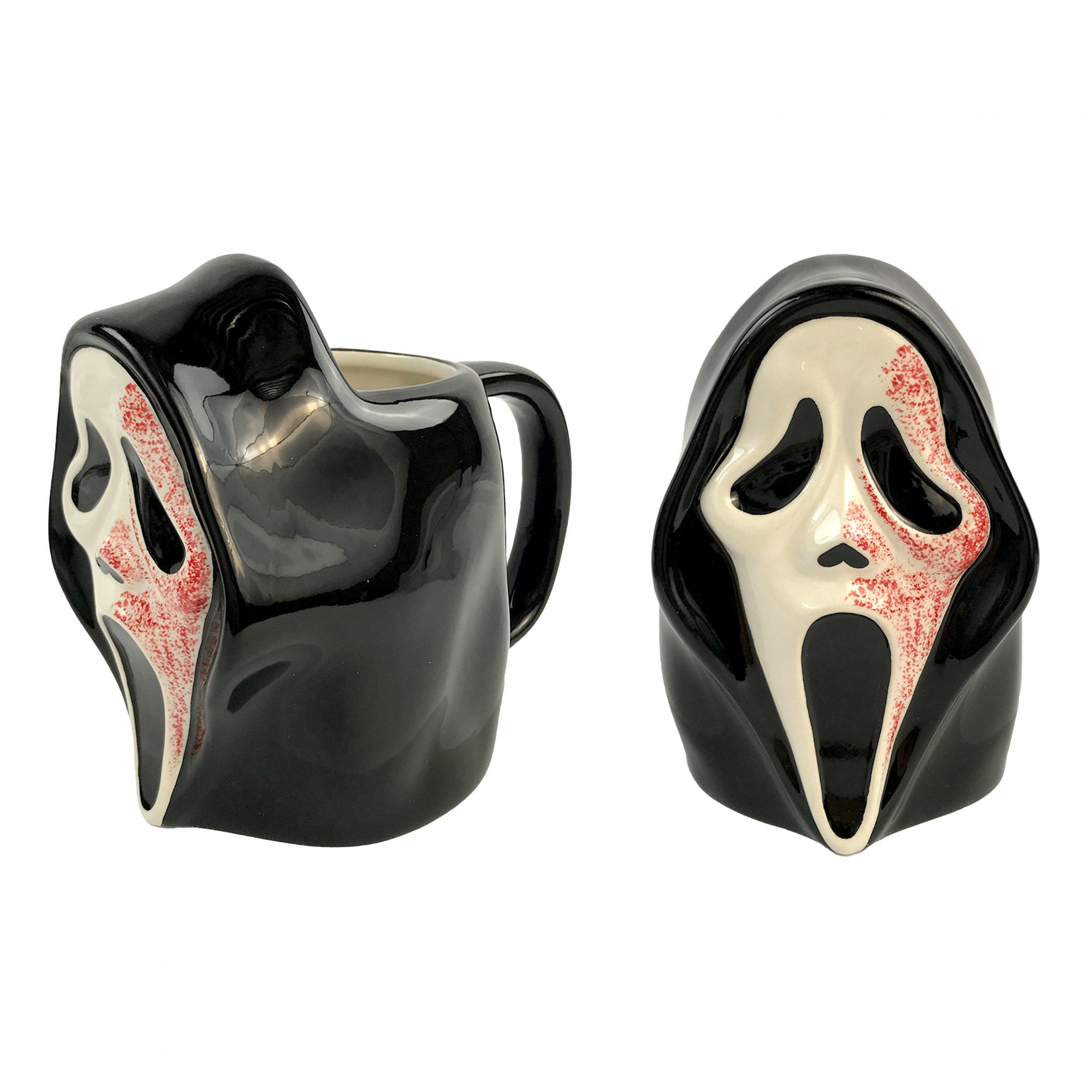 Scream Ghostface Molded Mug, Black