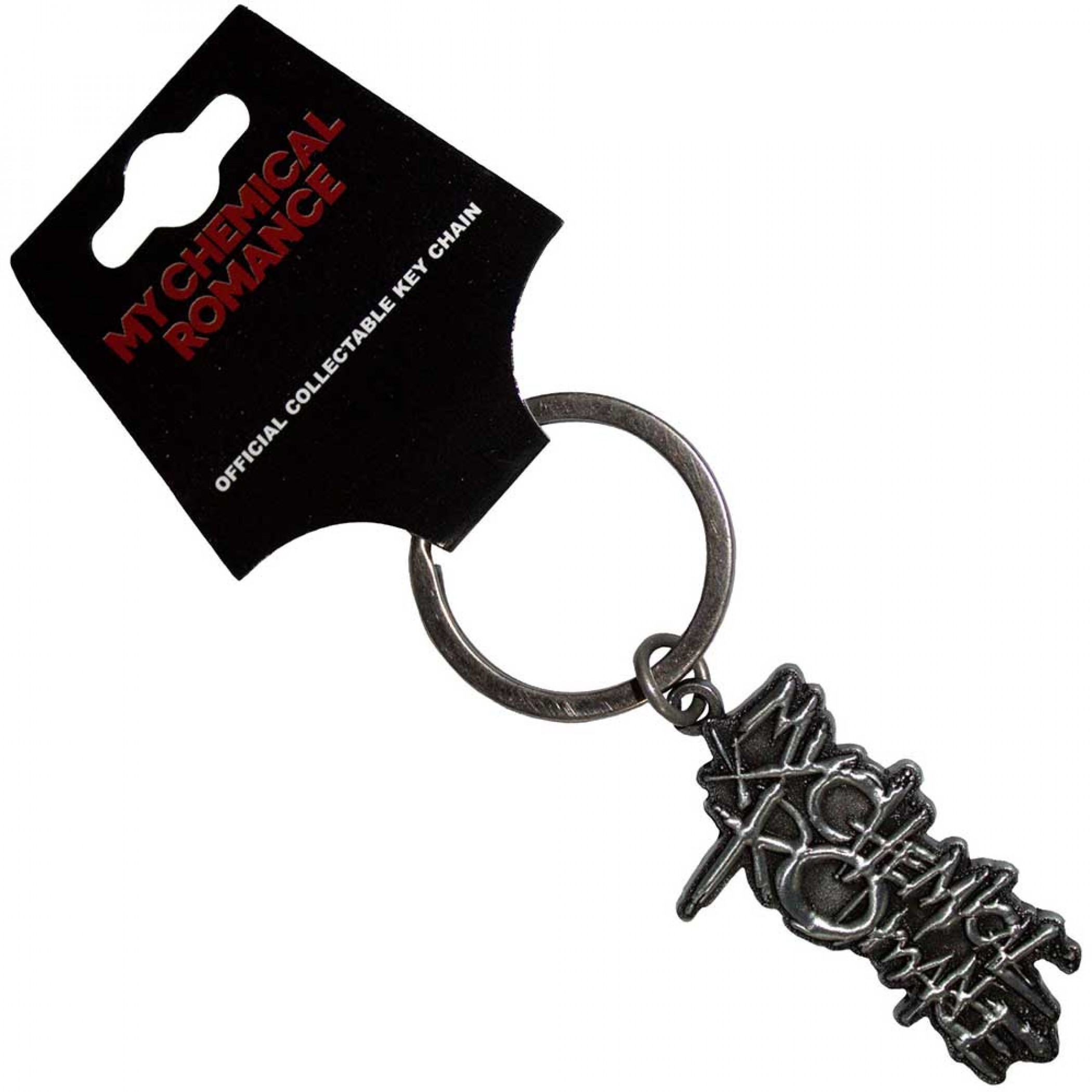 My Chemical Romance Black Parade Logo Metal Keychain