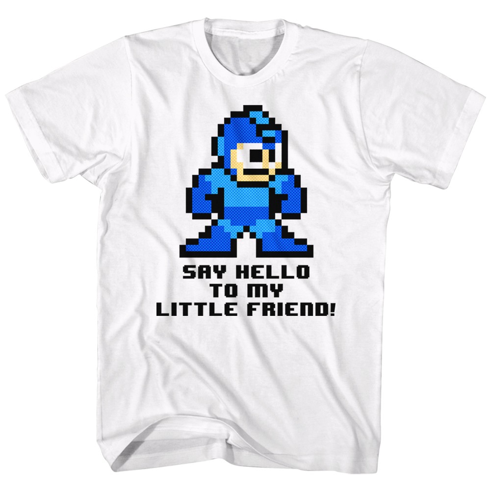 Mega Man My Little Friend Tshirt, White
