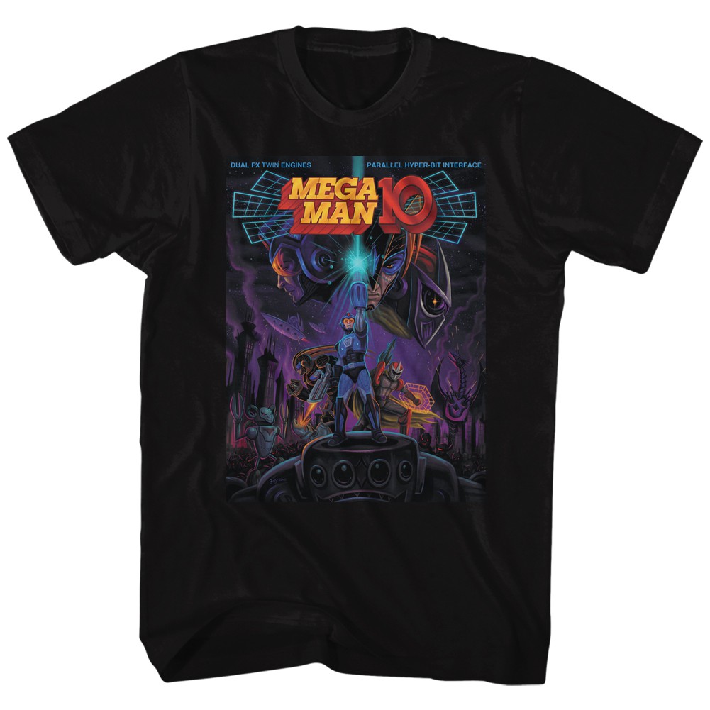 Mega Man 10 Tshirt, Black