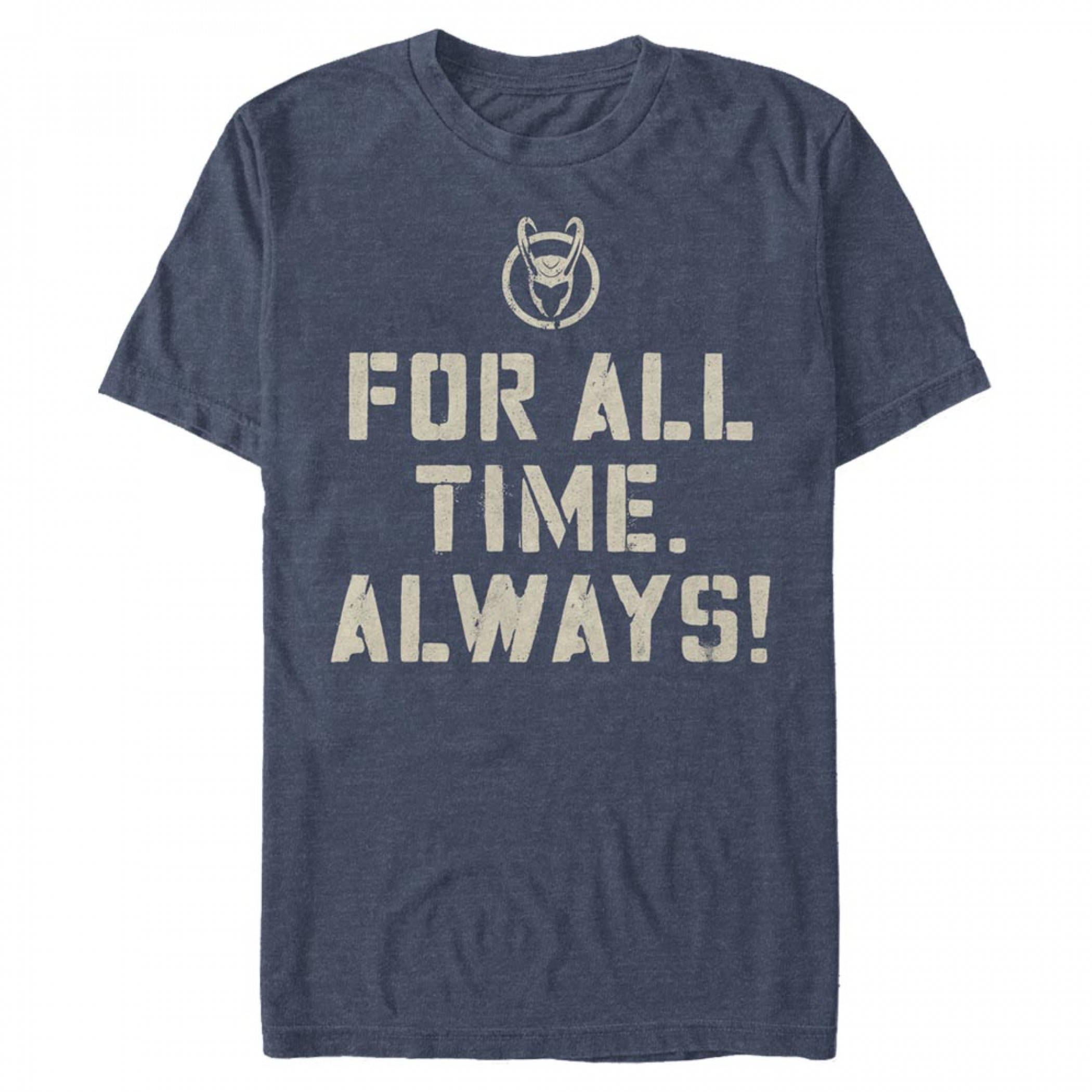 Loki For All Time Always T-Shirt, Blue