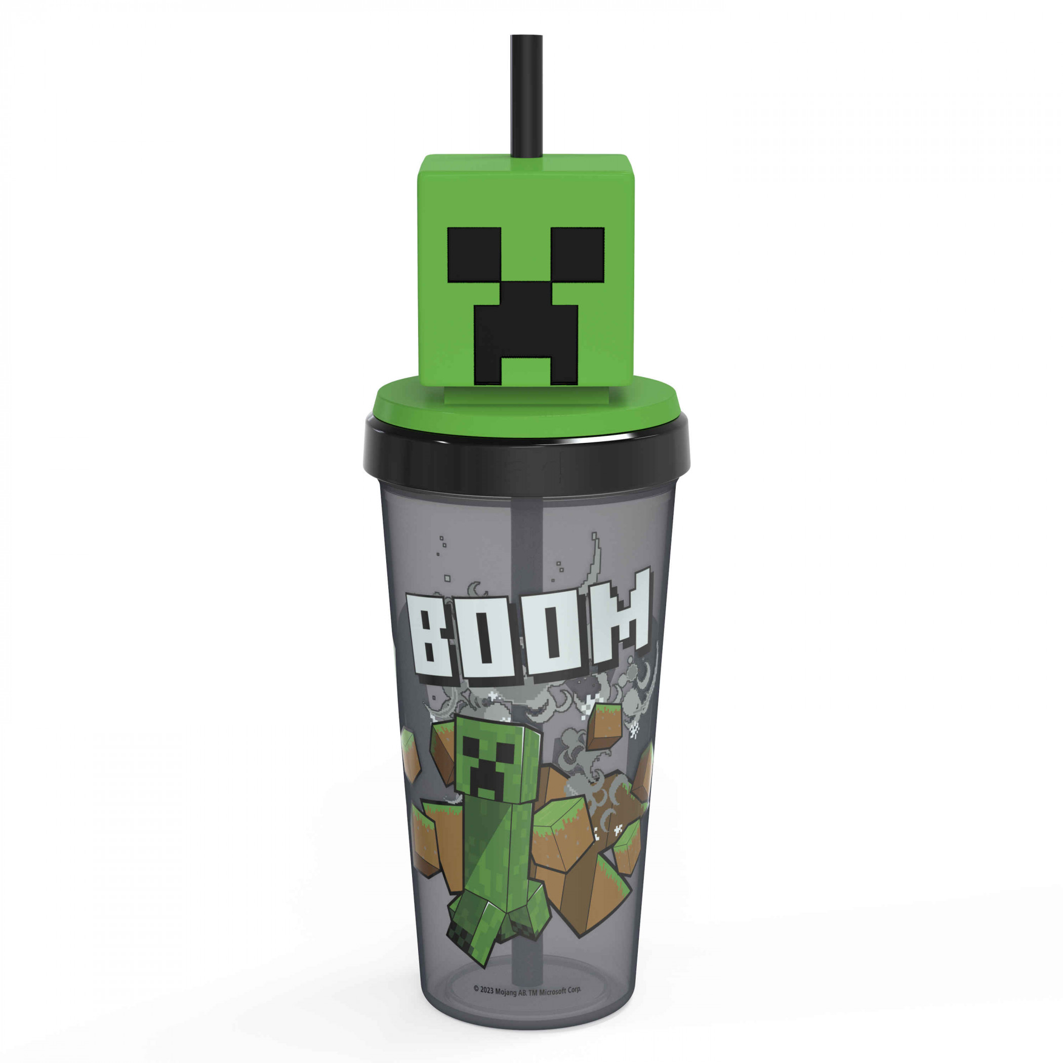 Minecraft Creeper 18oz Super Sipper Tumbler, Multi-Color