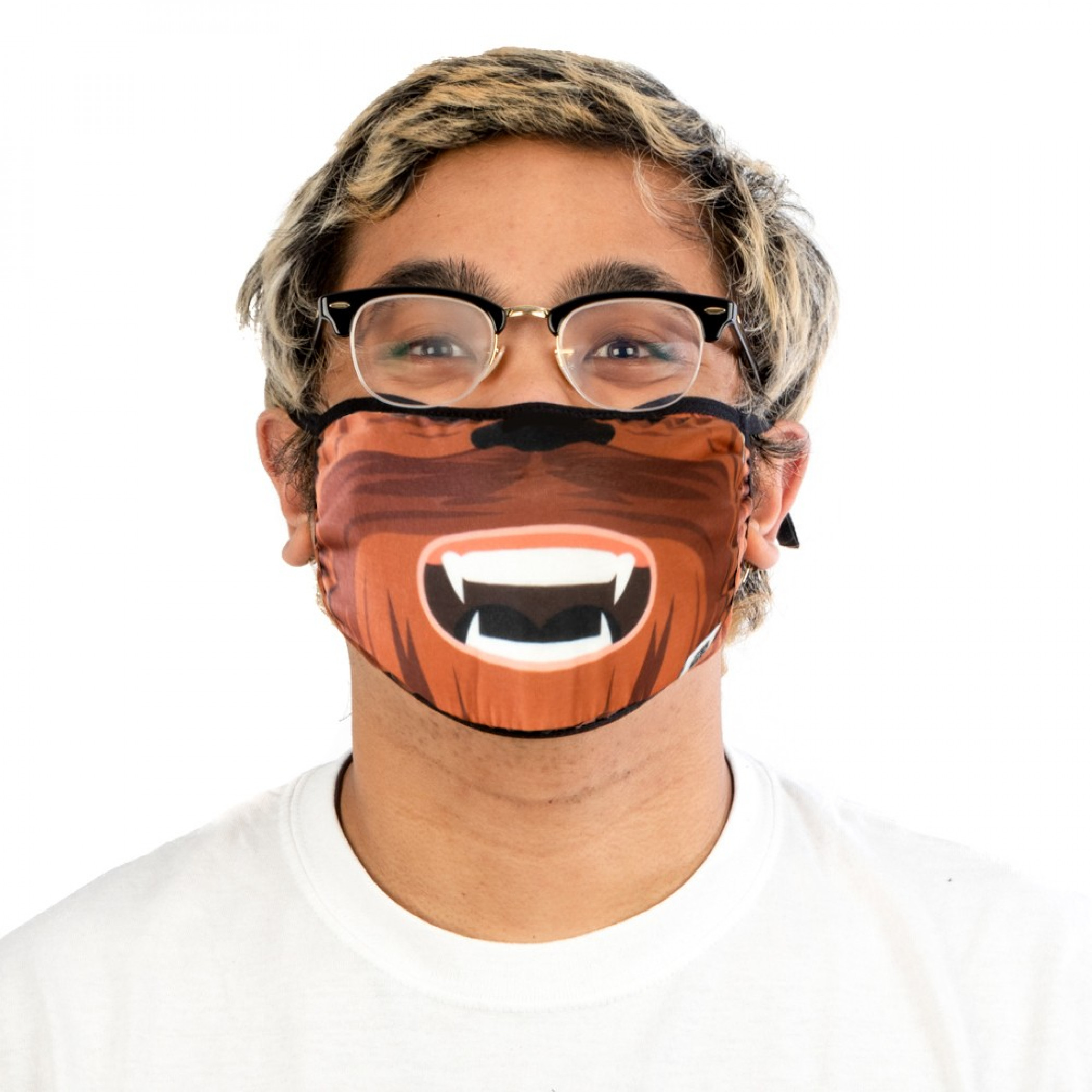 Star Wars Chewbacca Adjustable Face Cover, Brown