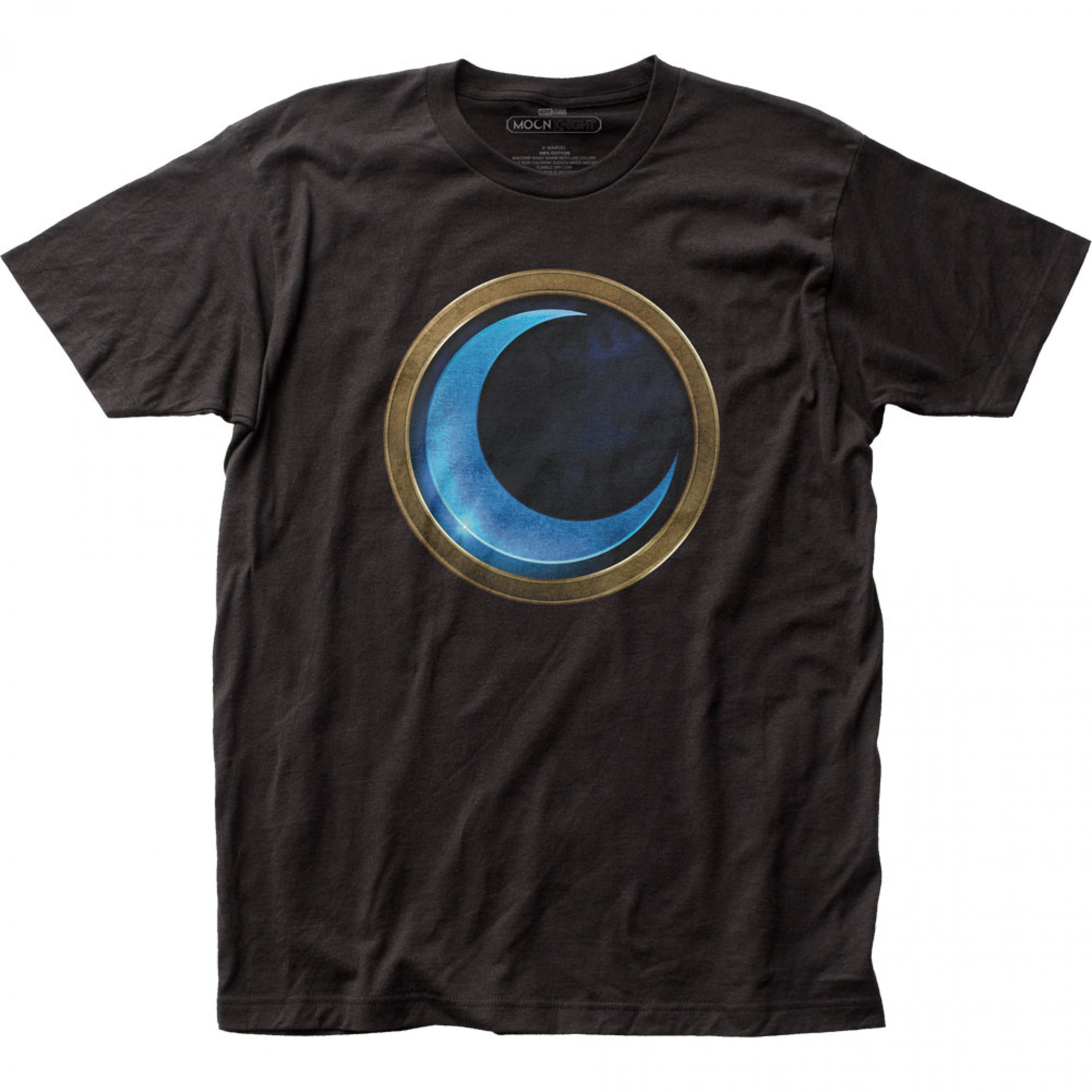 Marvel Studios Moon Knight Crescent Emblem T-Shirt, Black
