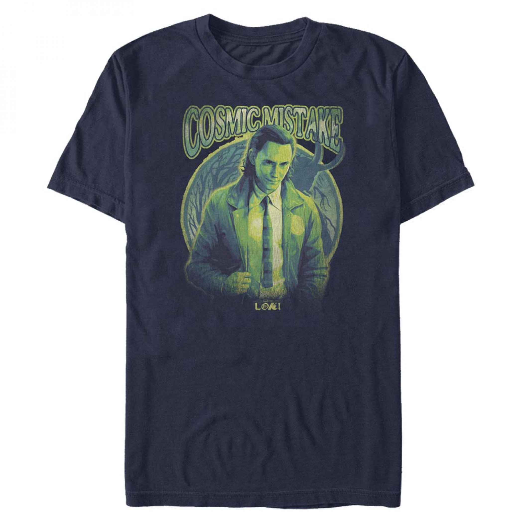 Loki Cosmic Mistake T-Shirt, Blue