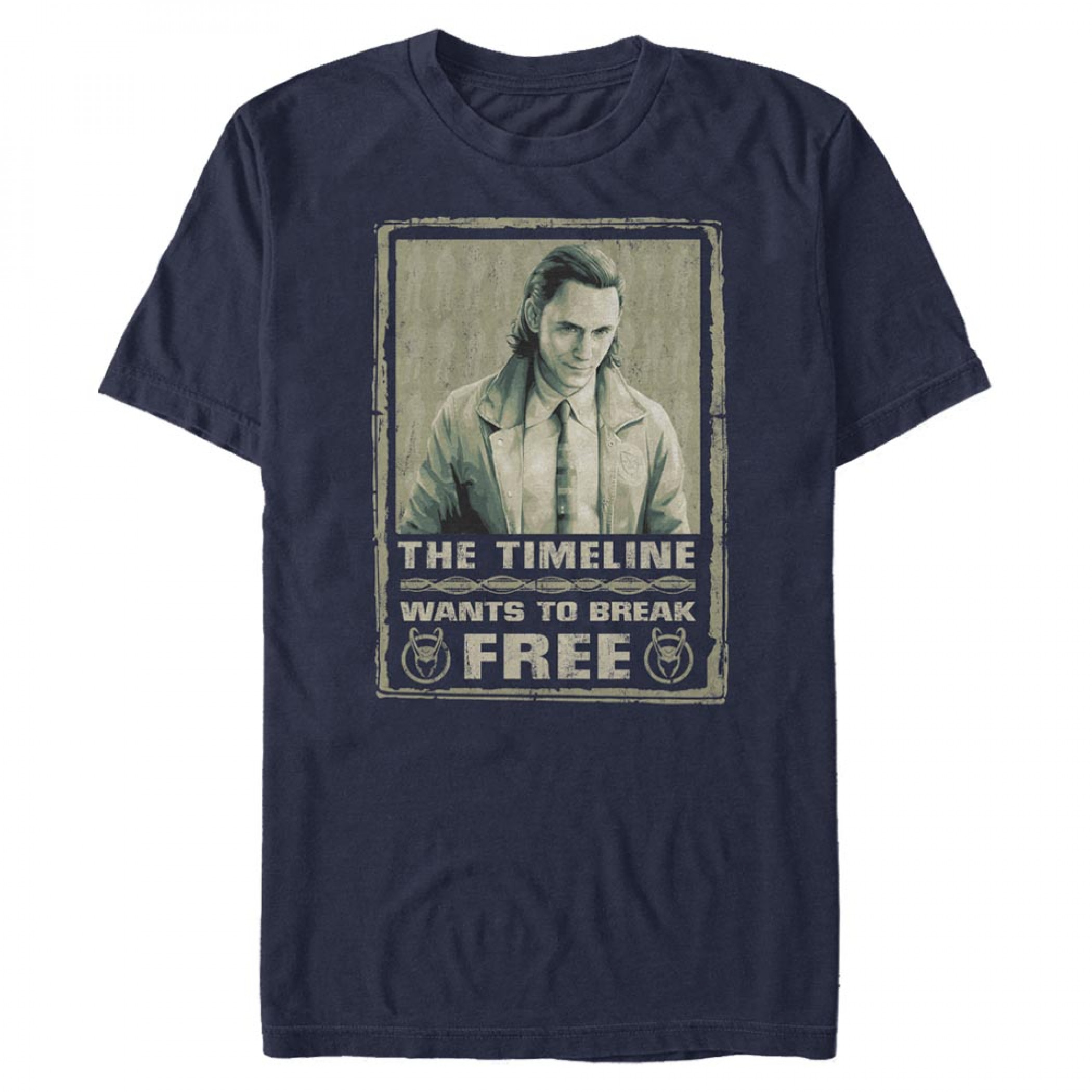 Loki The Timeline Wants To Break Free T-Shirt, Blue
