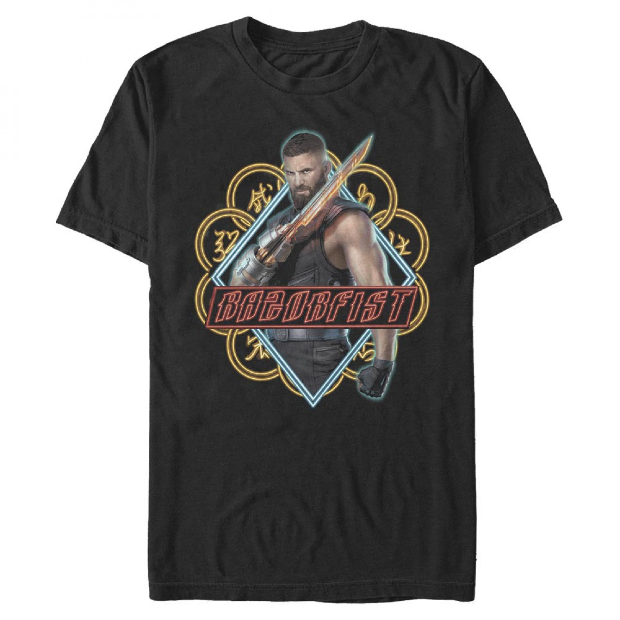 Marvel Shang-Chi and the Legend of the Ten Rings Razorfist T-Shirt, Black
