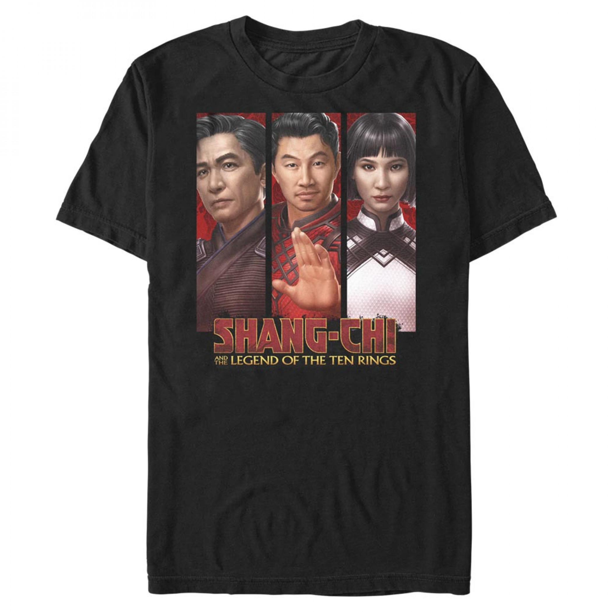 Shang Chi and the Legend of the Ten Rings The Family Portraits T-Shirt, Black